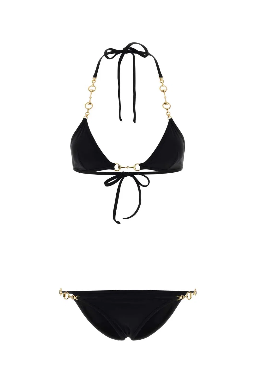 Gucci Horsebit Chain-Strap Bikini