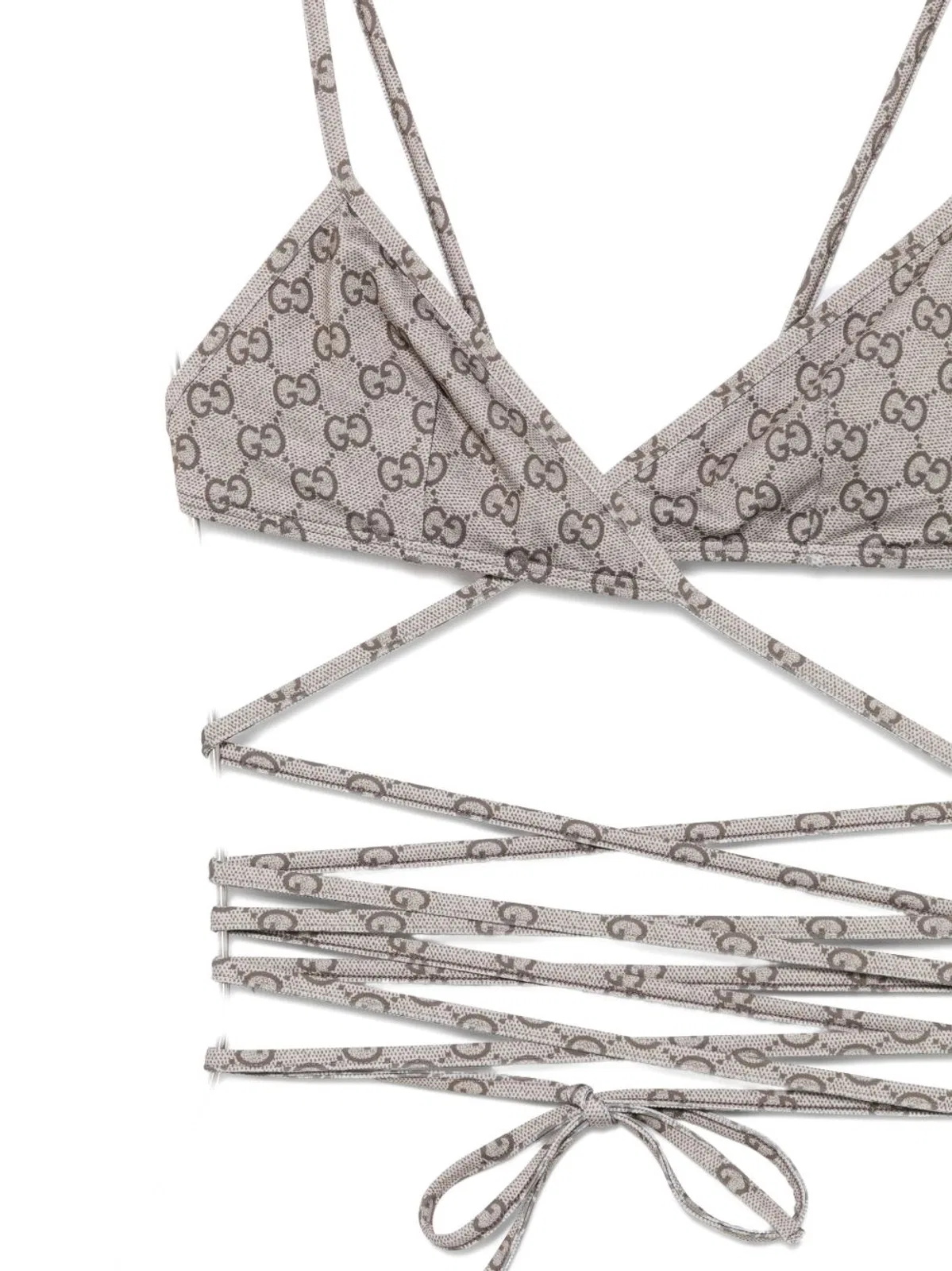 Gucci Gg Triangle Bikini Set