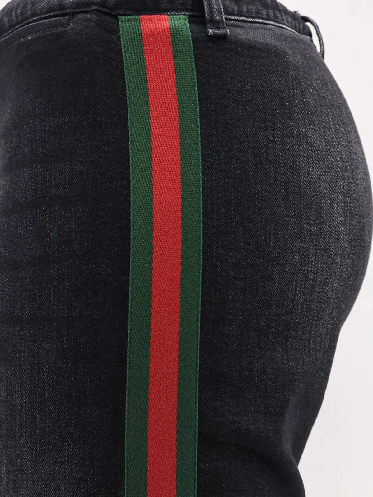 Gucci Web-Stripe Jeans