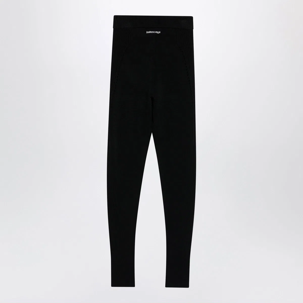 Balenciaga Black Techwear Viscose Leggings