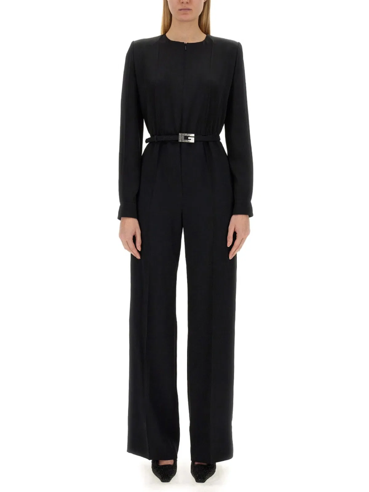 Gucci Viscose Jumpsuit With Belt