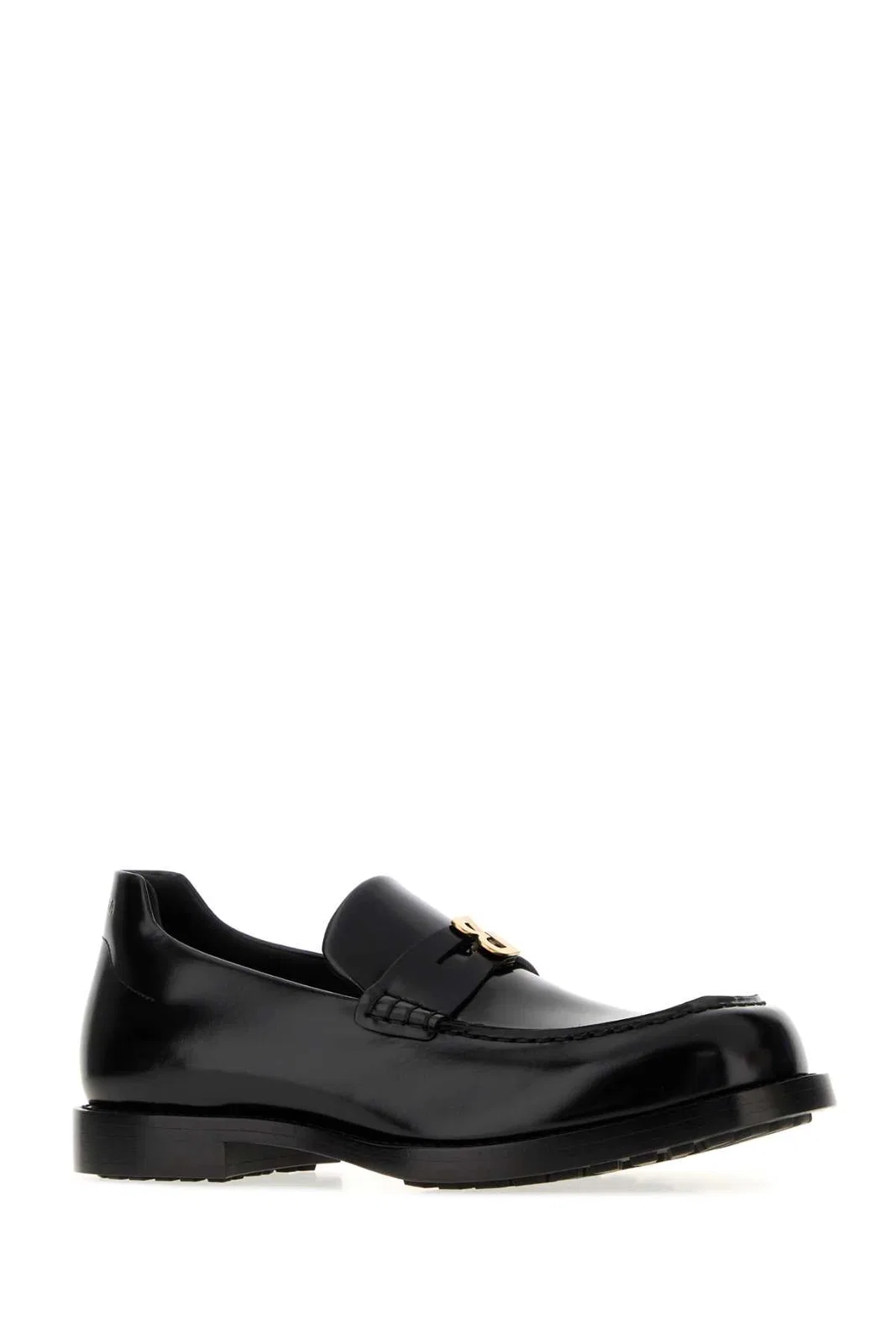 Balenciaga Logo-Plaque Loafers