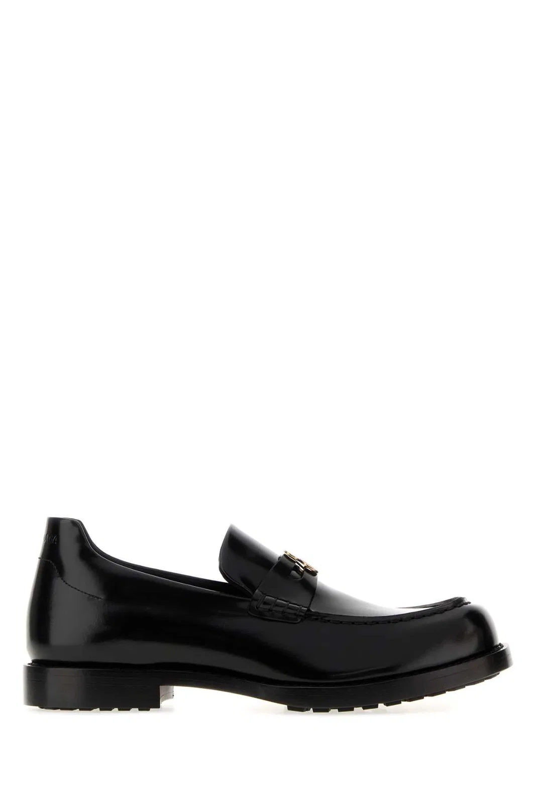 Balenciaga Logo-Plaque Loafers