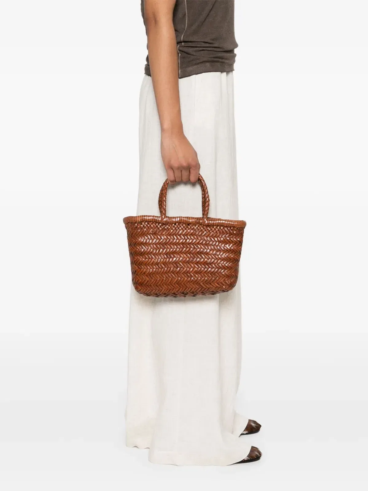 Dragon Gora - Woven Leather Handbag