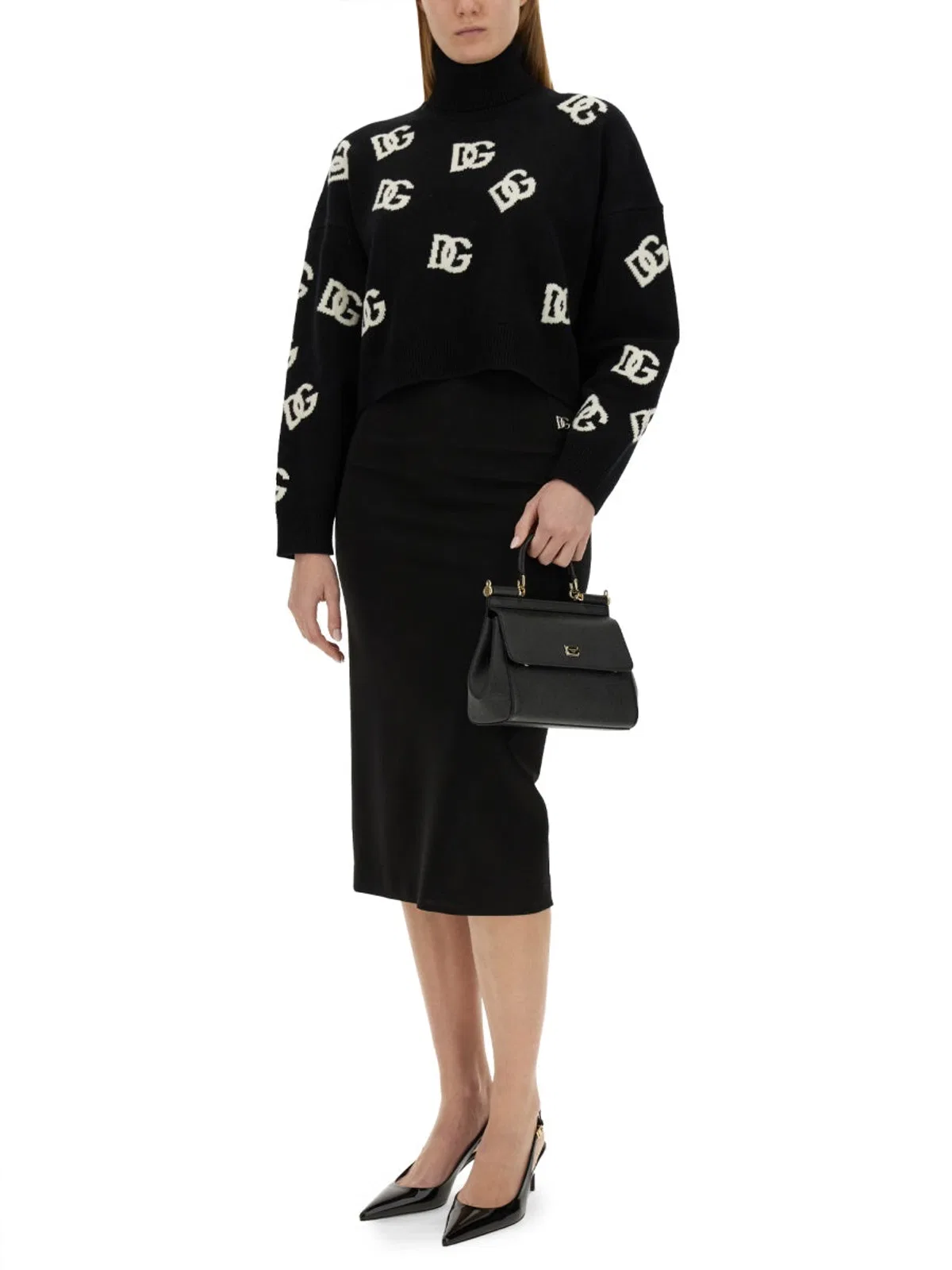 Dolce Gabbana Dolce & Gabbana Jersey With Logo Inlay