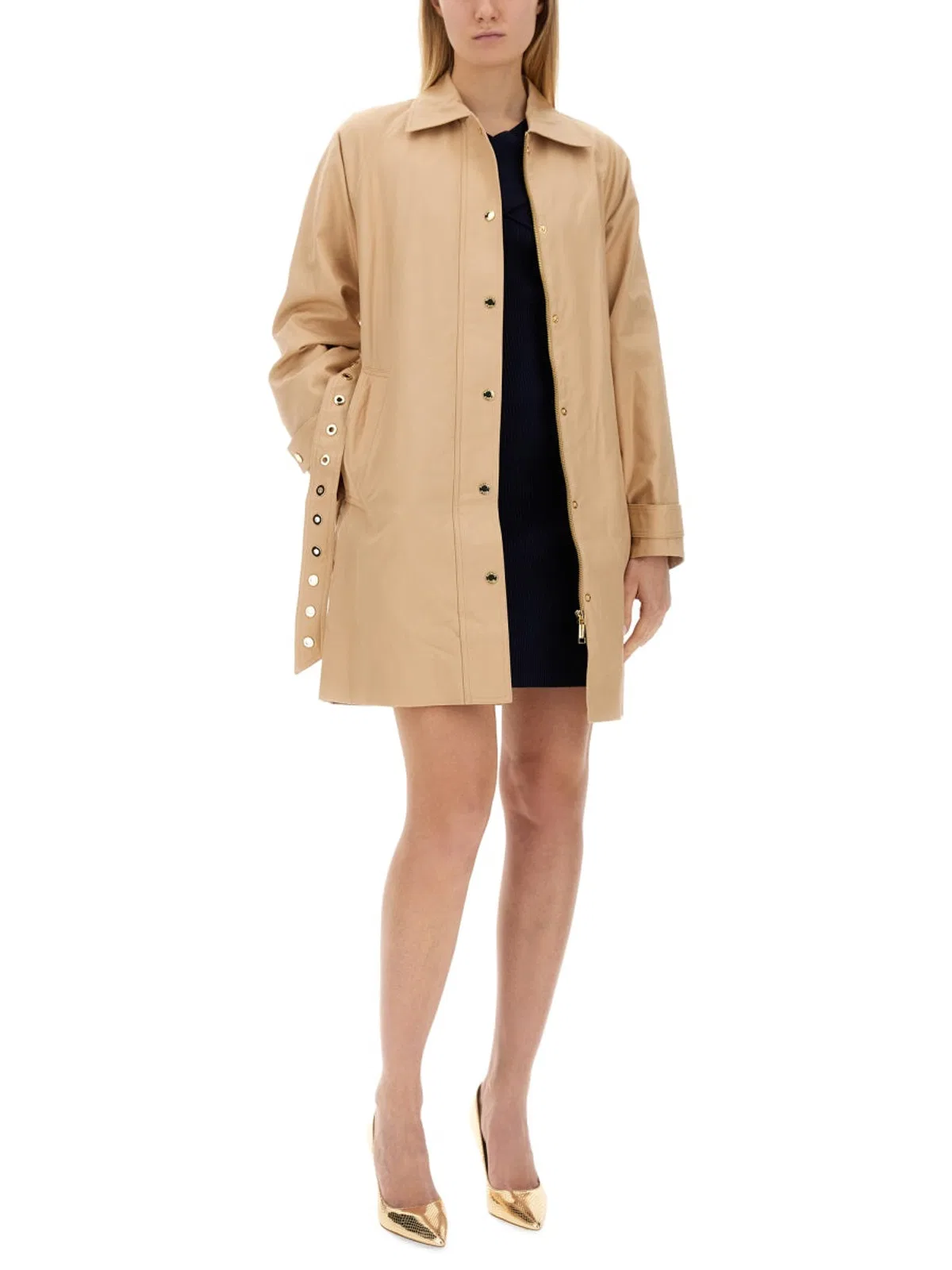 Michael Michael Kors Michael By Michael Kors Cotton Trench Co