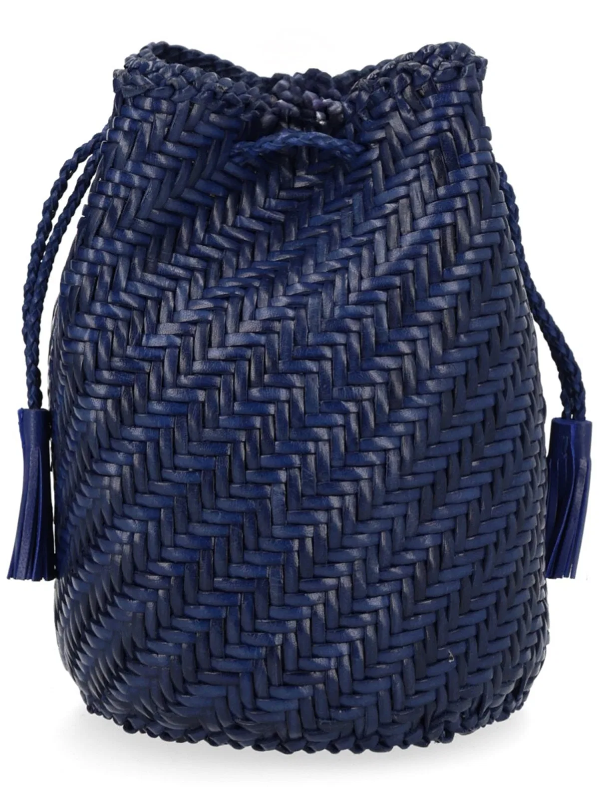 Dragon Difussion Blue Leather Clutch