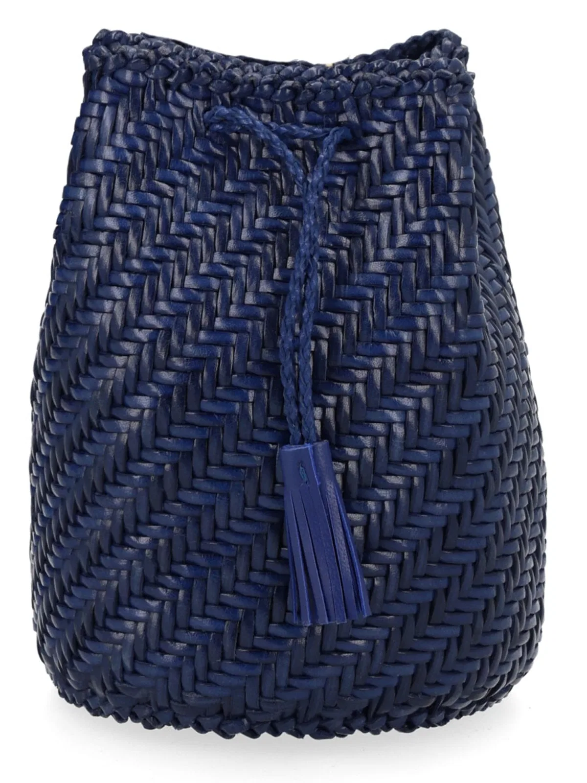 Dragon Difussion Blue Leather Clutch
