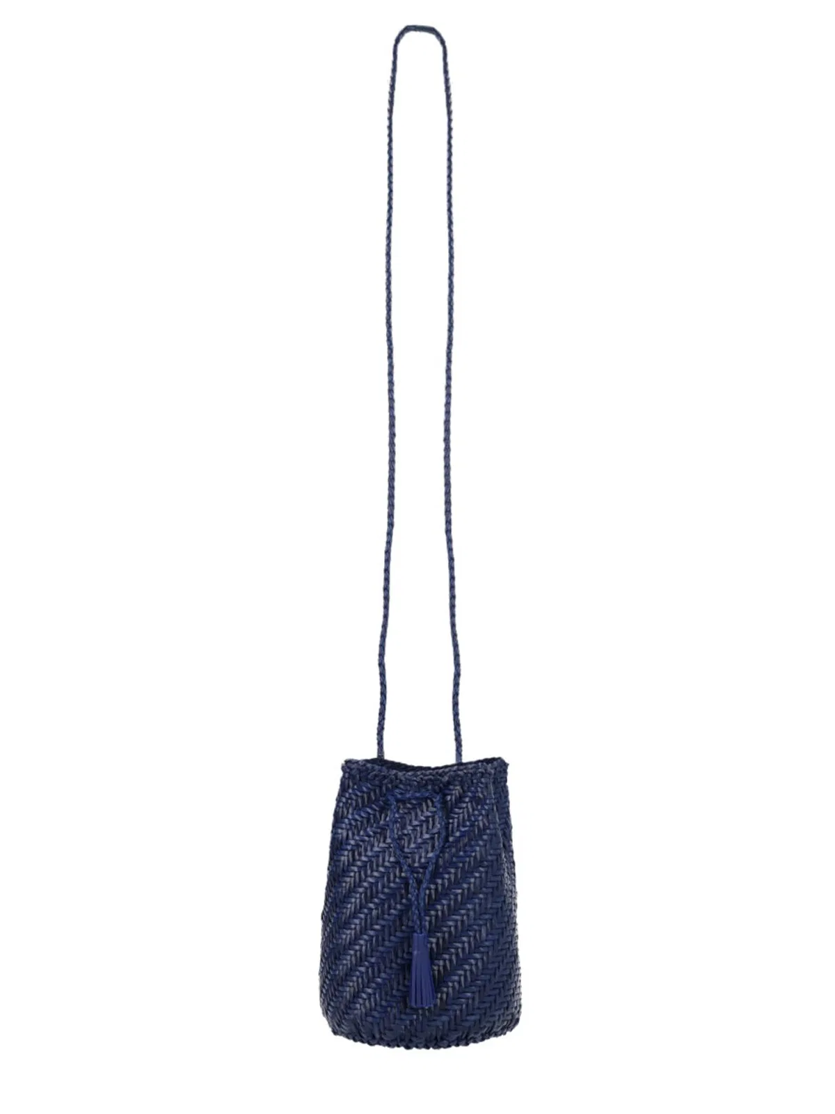 Dragon Difussion Blue Leather Clutch
