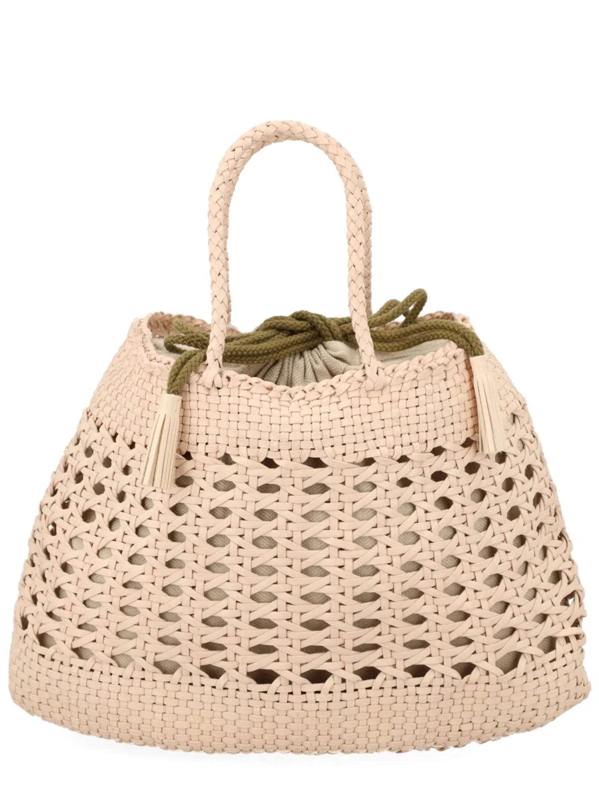 Dragon Difussion White Leather Shoulder Bag