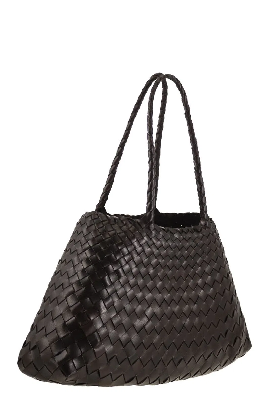 Dragon Santa Croce Big - Woven Leather Bag