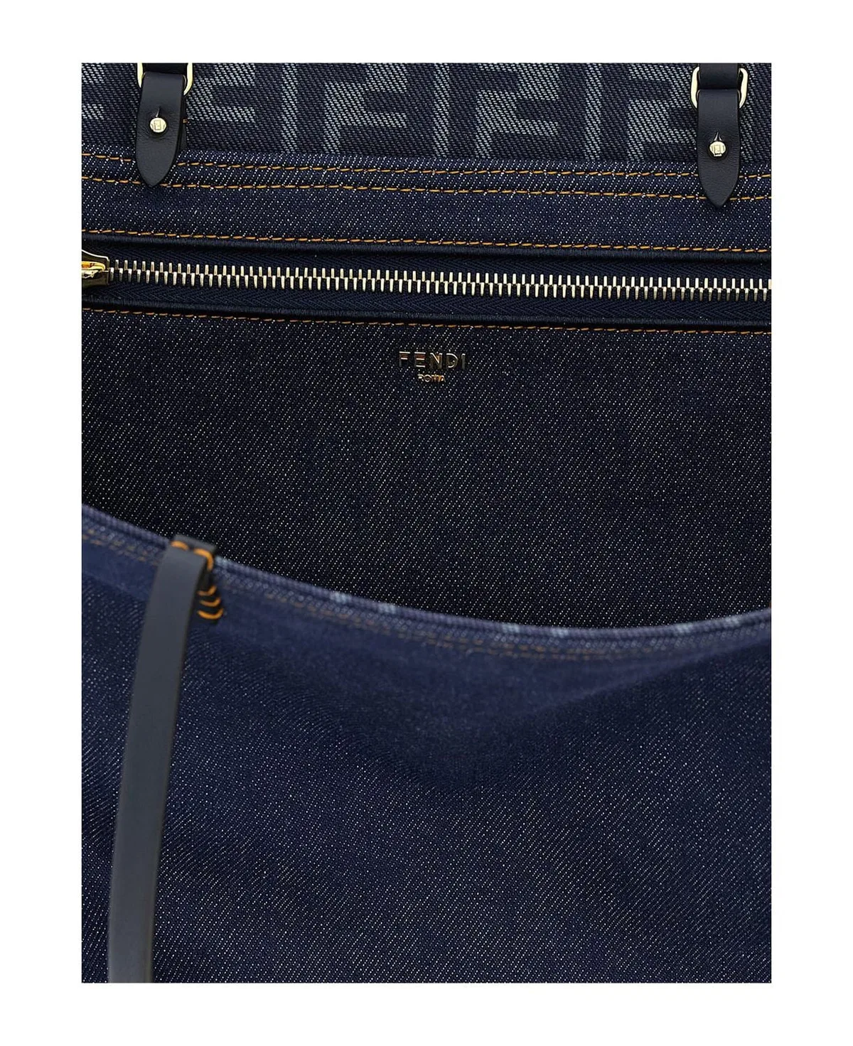 Fendi Roll Media Denim/Denim Ff