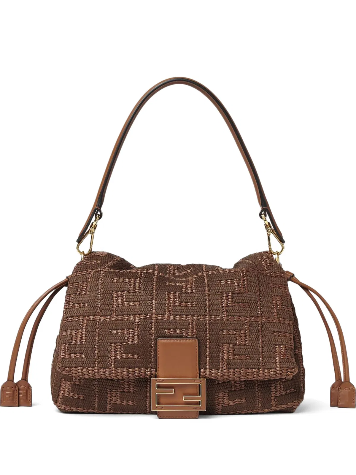 Fendi Mamma Baguette Paglia Chicco