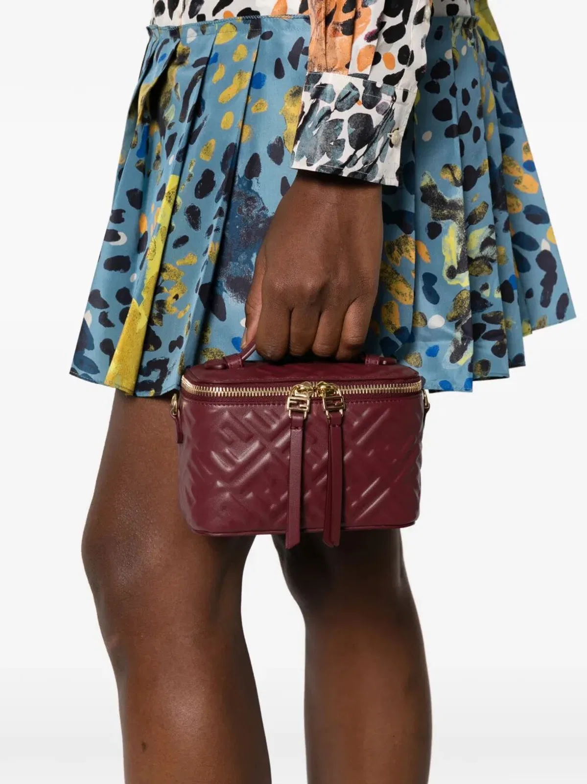 Fendi Mini Bag Fendi Vanity In Leather