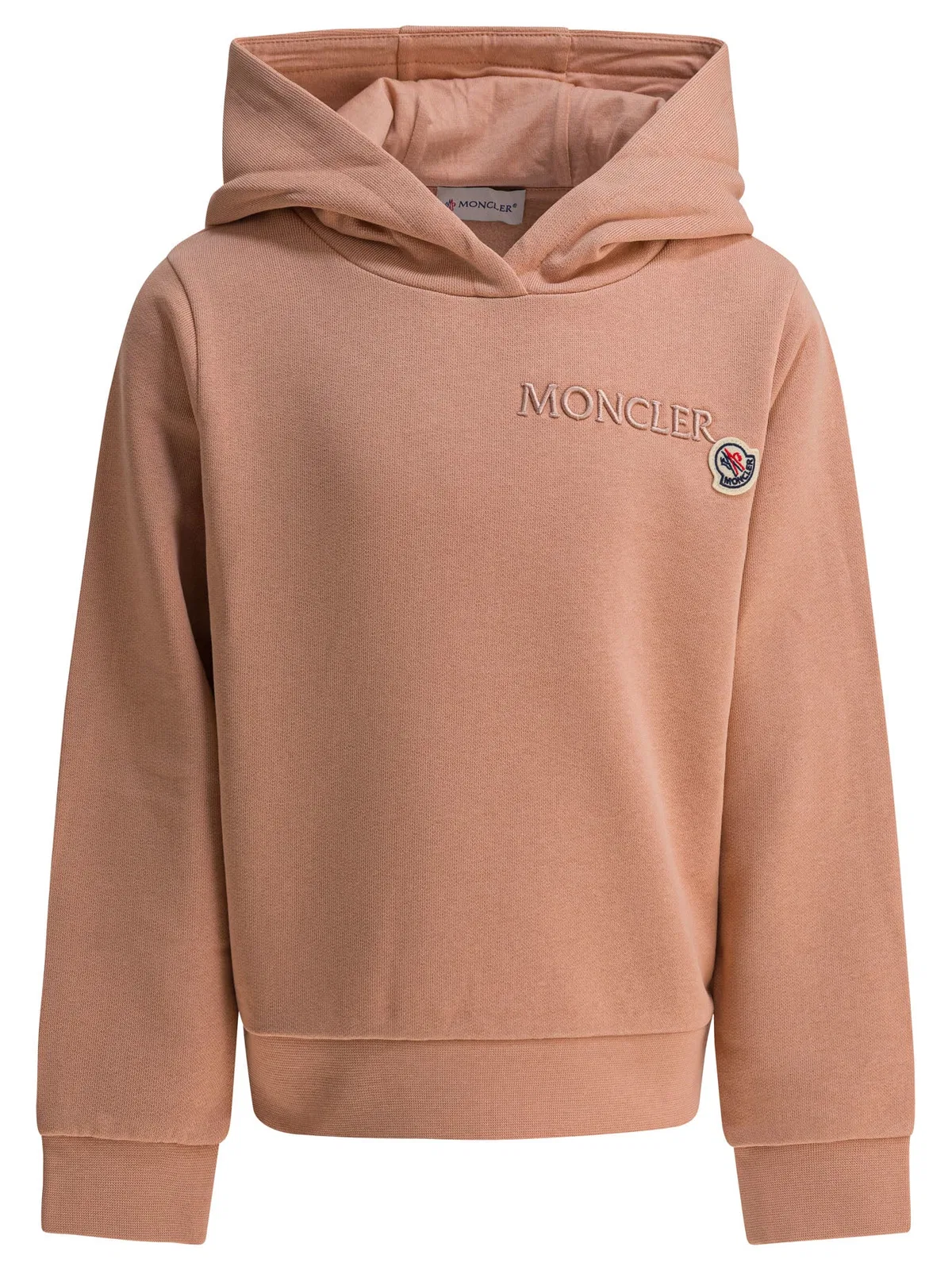 Moncler Kids Pink Cotton Sweatshirt