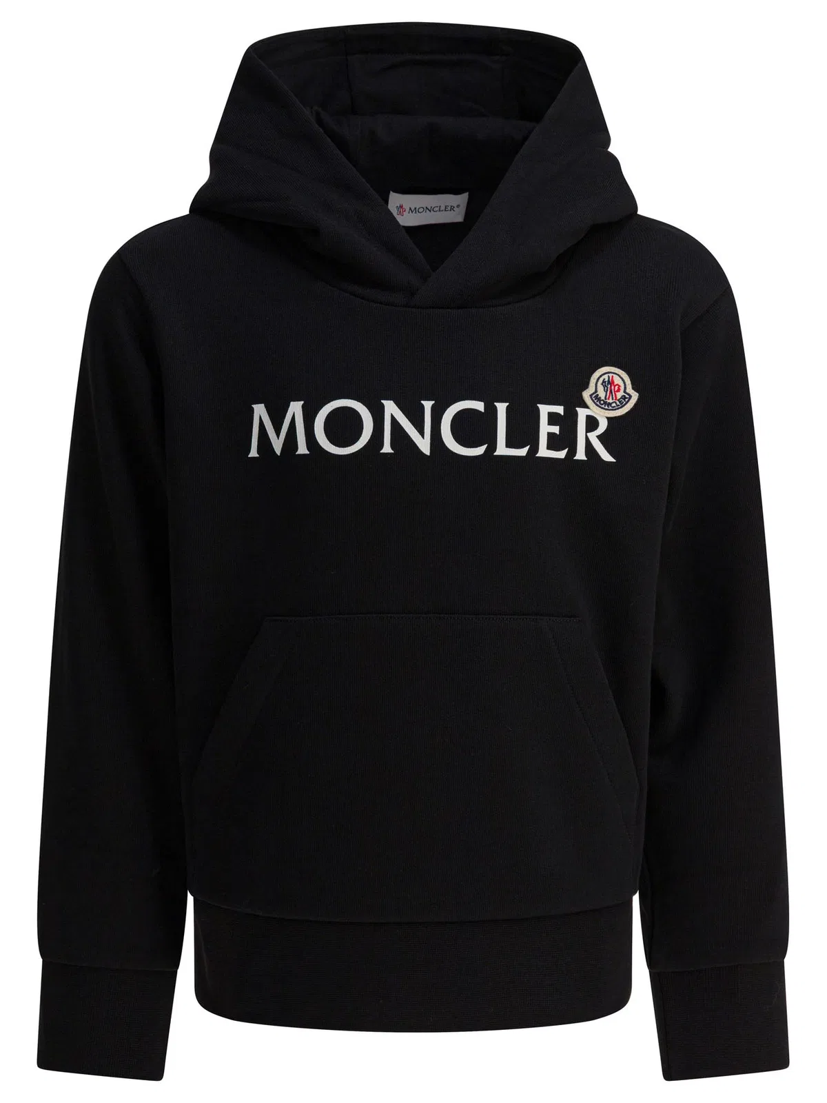 Moncler Kids Black Cotton Sweatshirt