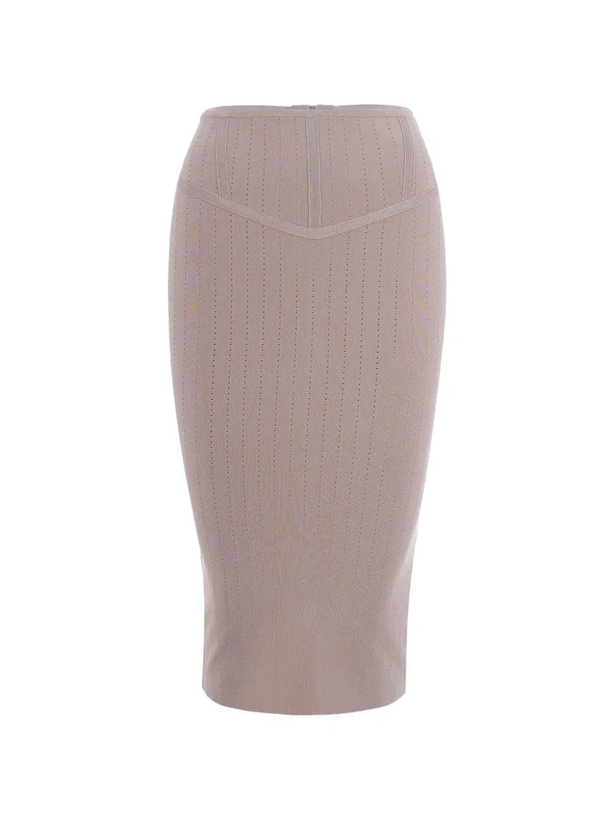 Patrizia Pepe Pointelle-Knit Pencil Skirt