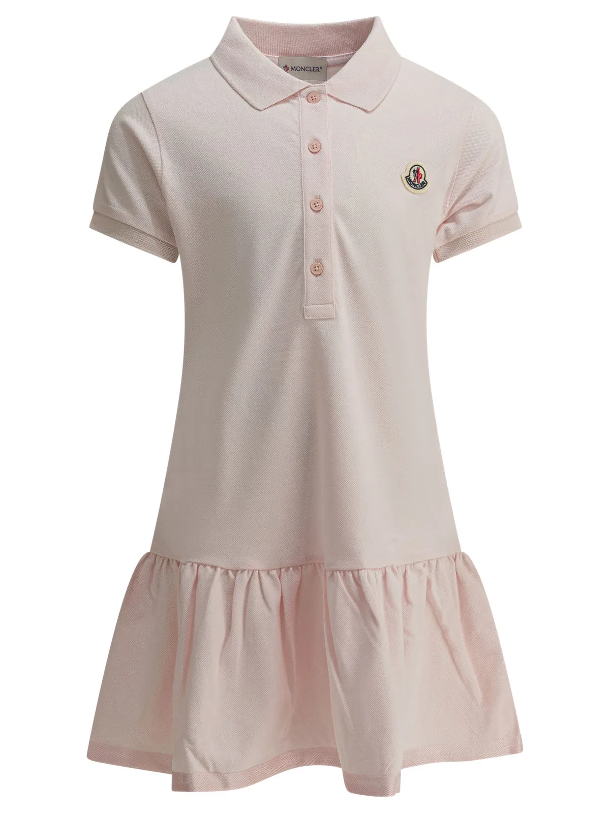 Moncler Kids Pink Cotton Dress