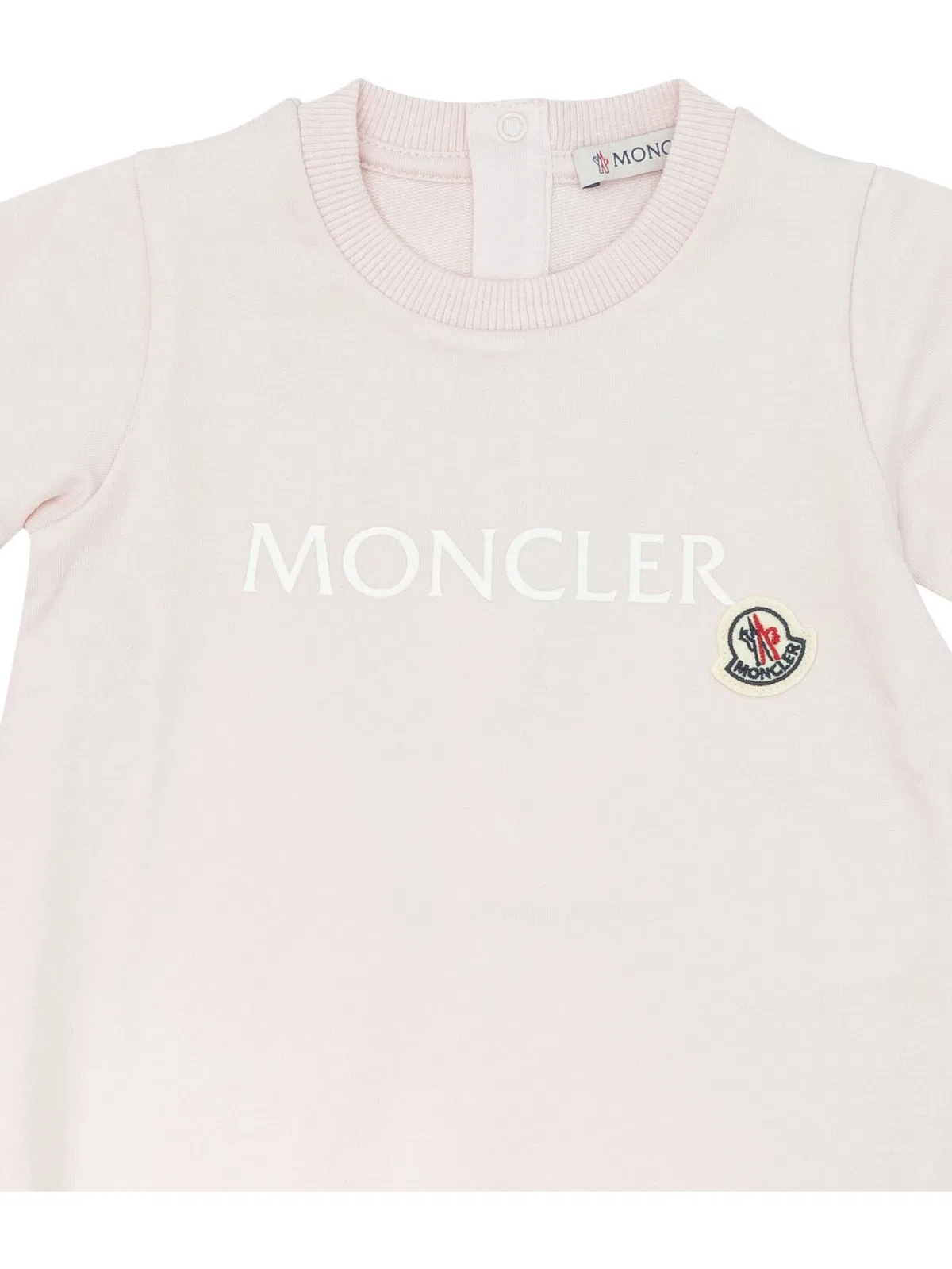 Moncler Kids Pink Cotton Tracksuit Set