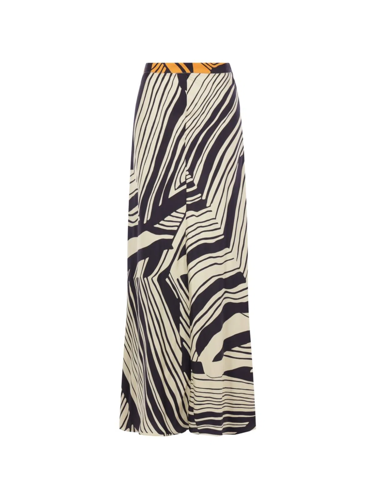Raquel Diniz Patterned Silk Skirt