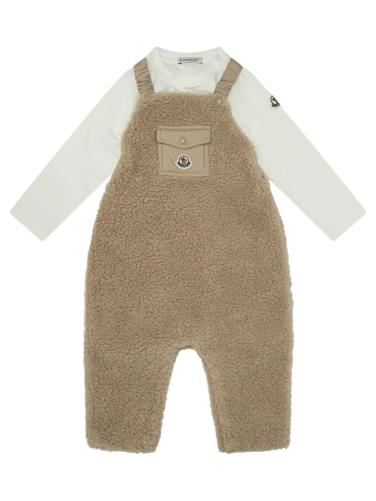 Moncler Kids Beige Polyester Blend Tracksuit