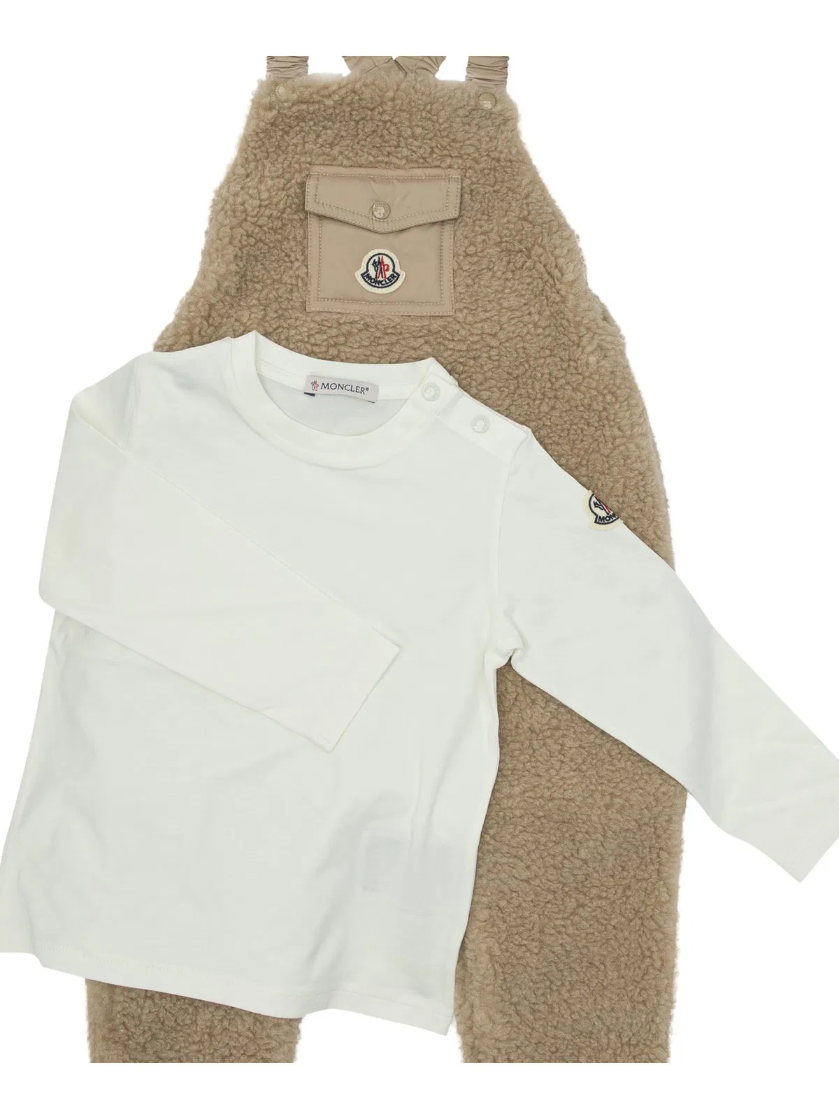 Moncler Kids Beige Polyester Blend Tracksuit