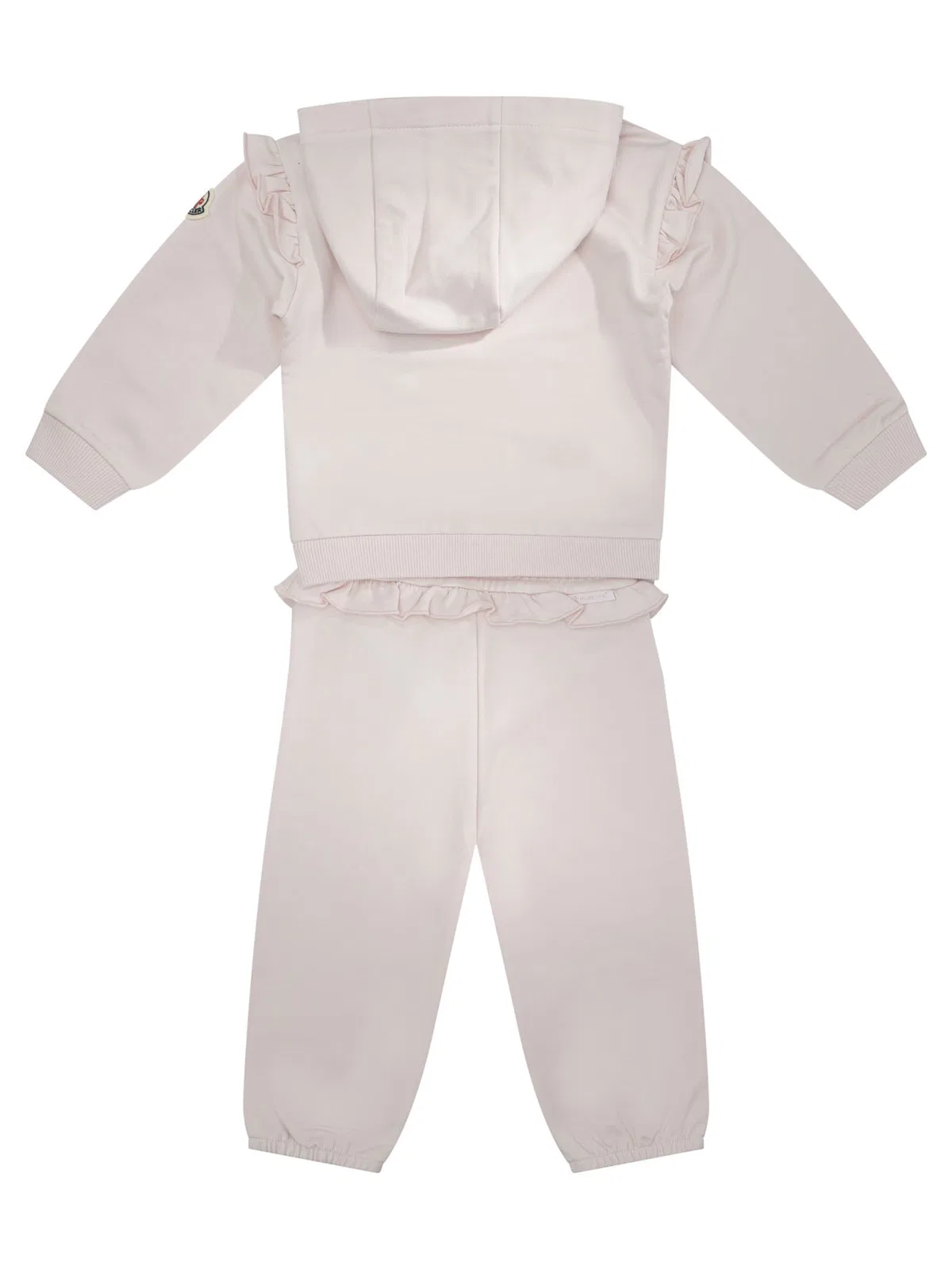 Moncler Kids Pink Cotton Tracksuit