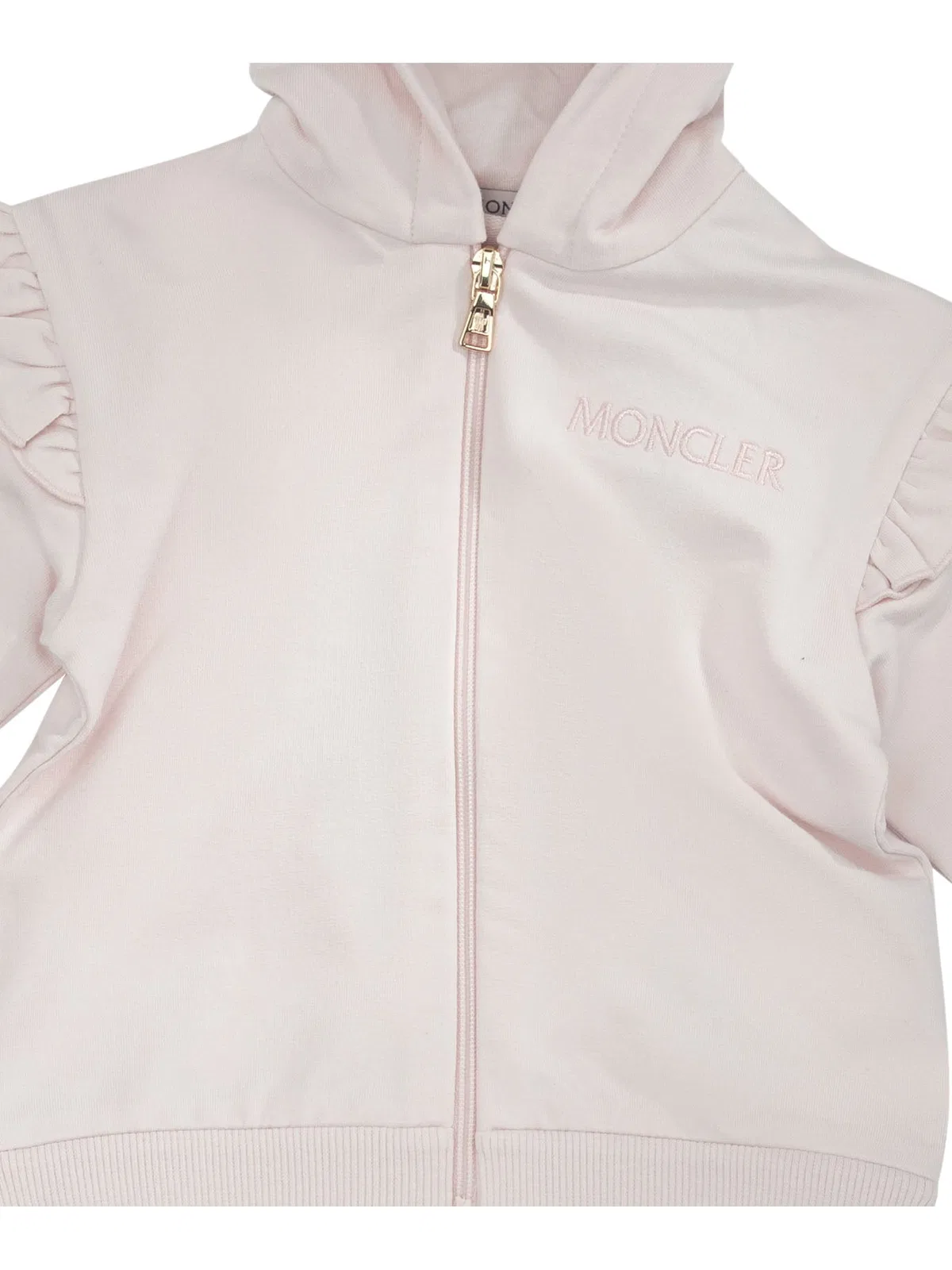 Moncler Kids Pink Cotton Tracksuit