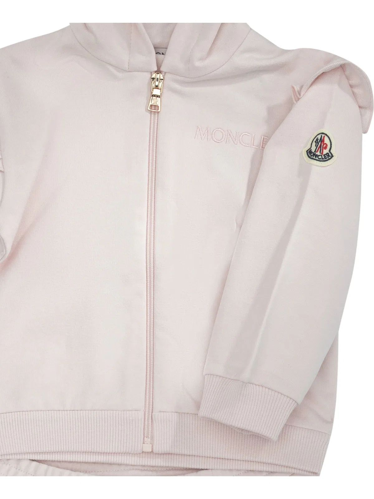 Moncler Kids Pink Cotton Tracksuit
