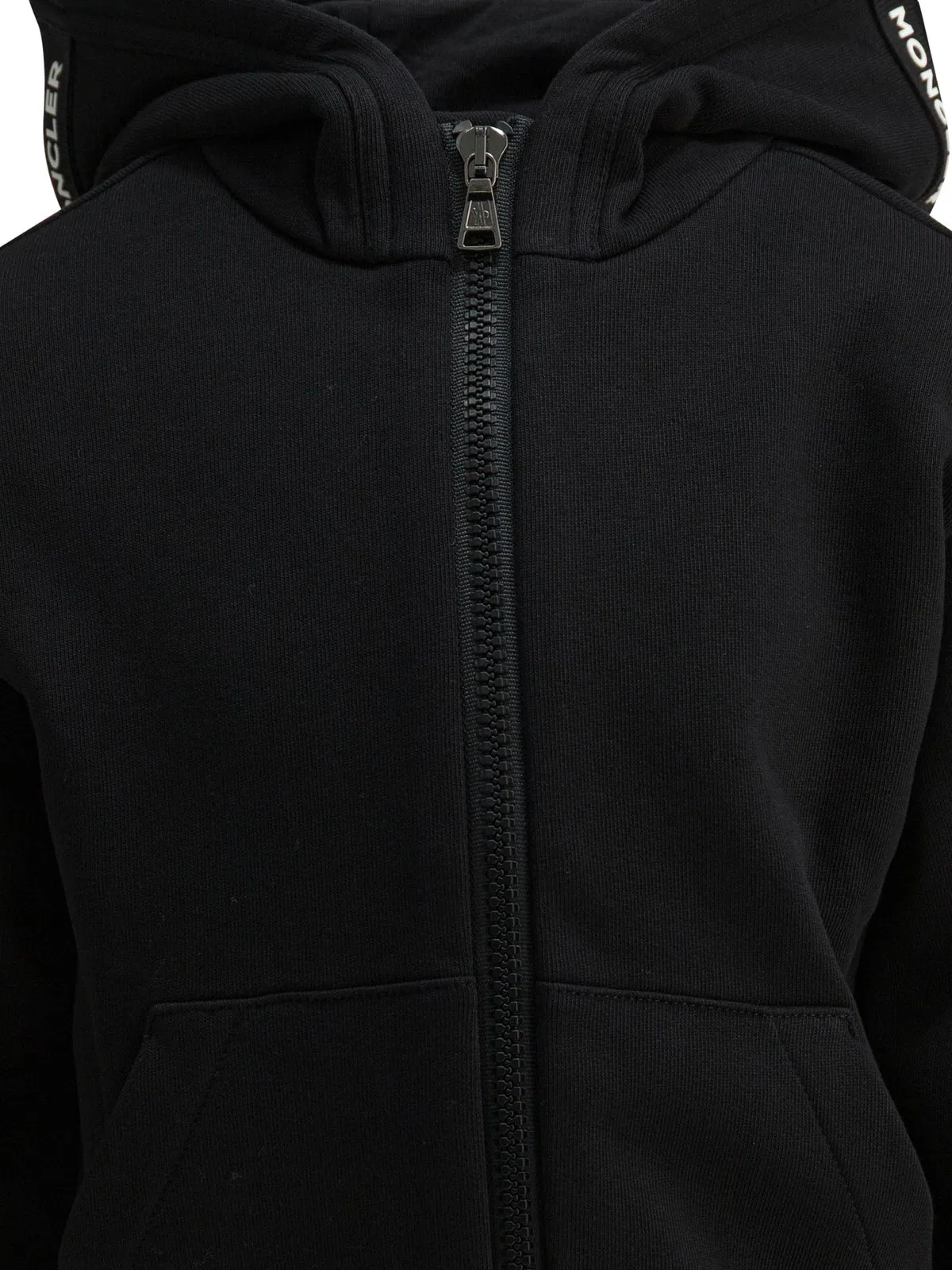 Moncler Kids Black Cotton Tracksuit Set