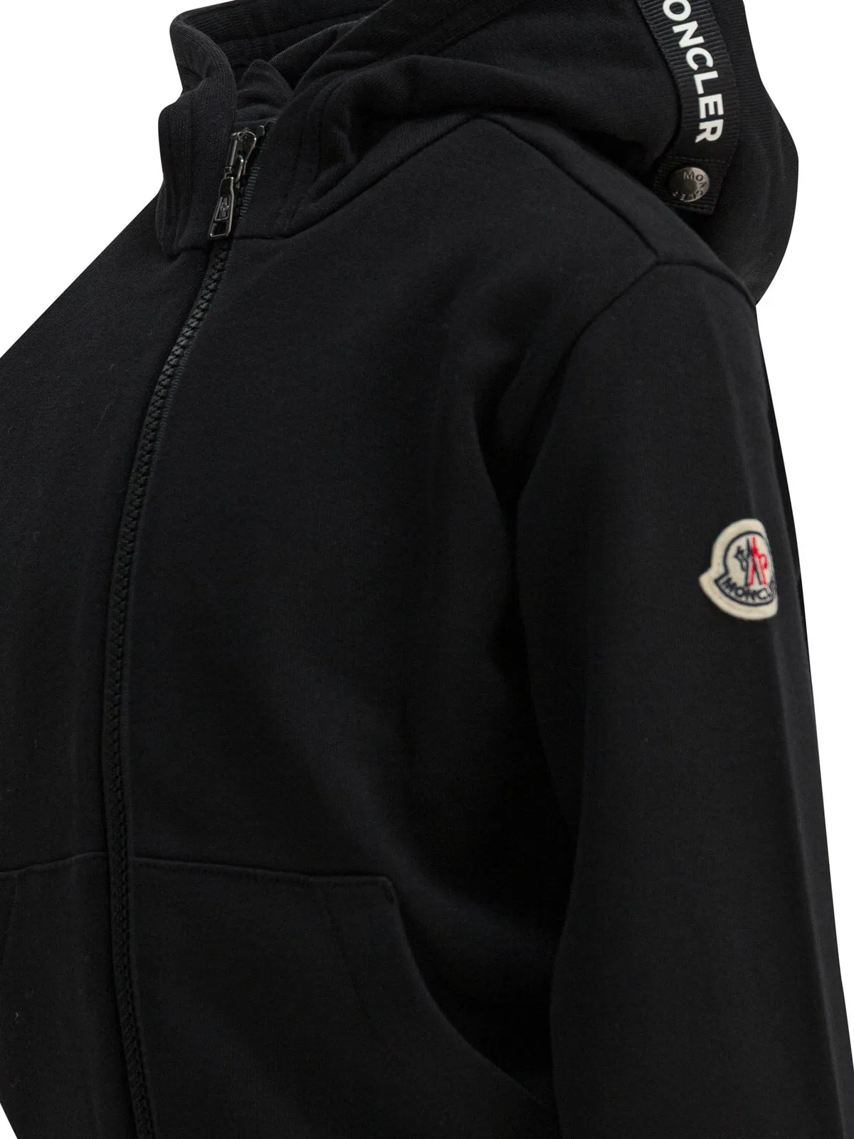 Moncler Kids Black Cotton Tracksuit Set