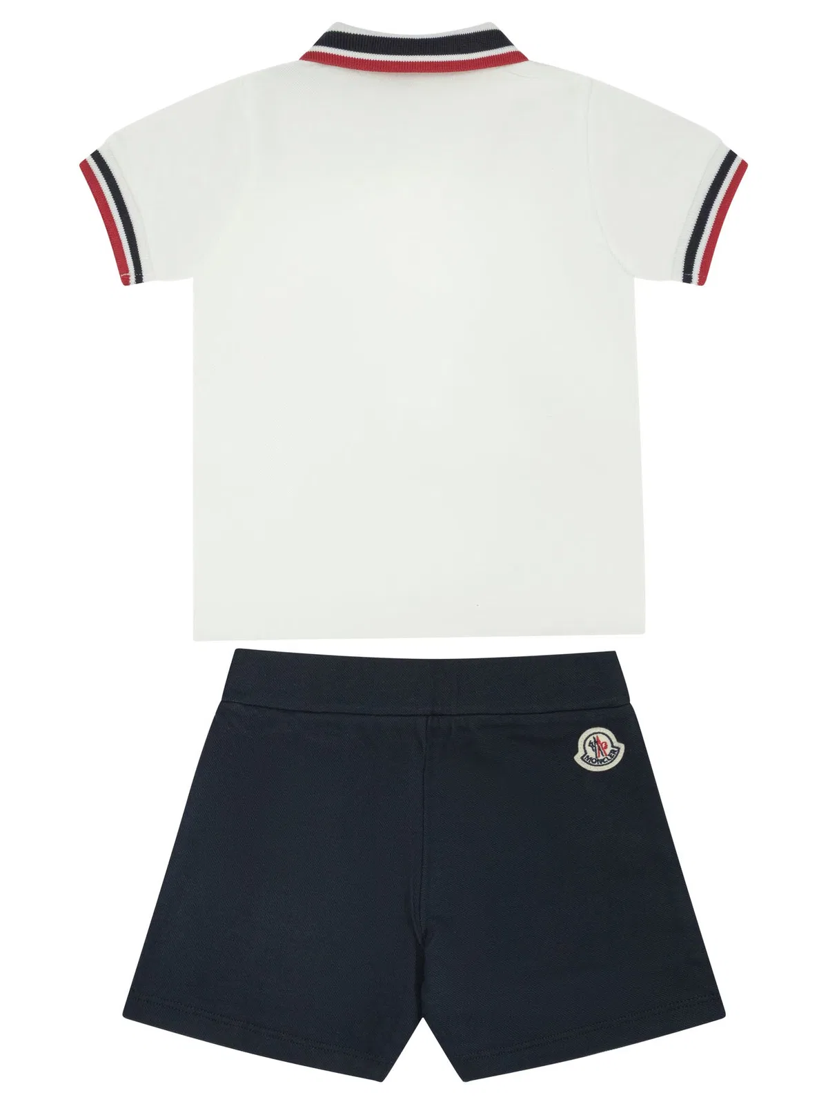 Moncler Kids White Cotton Tracksuit