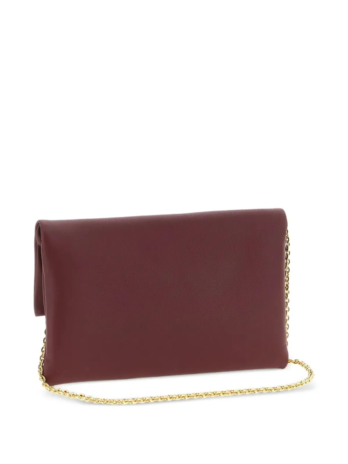 Fendi Nappa Leather Mamma Baguette Pouch With 