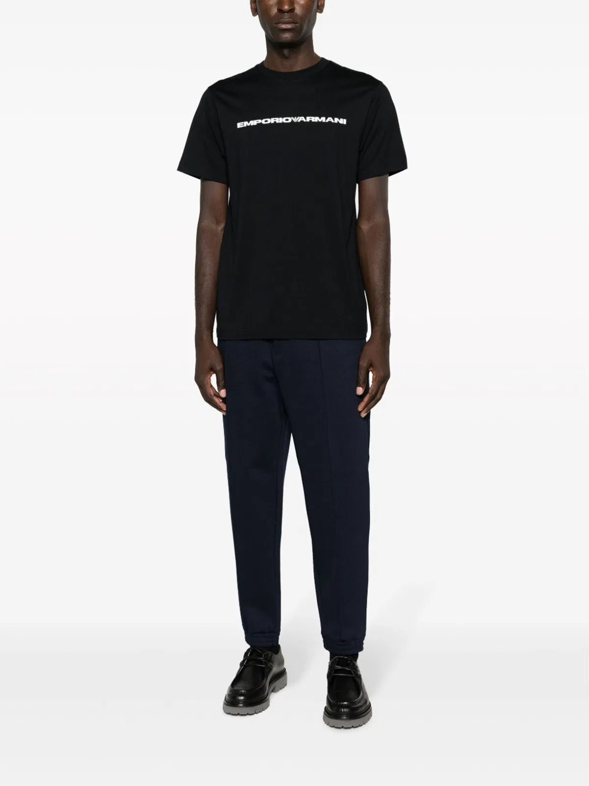 Emporio Armani Cotton Jersey Logo Tee