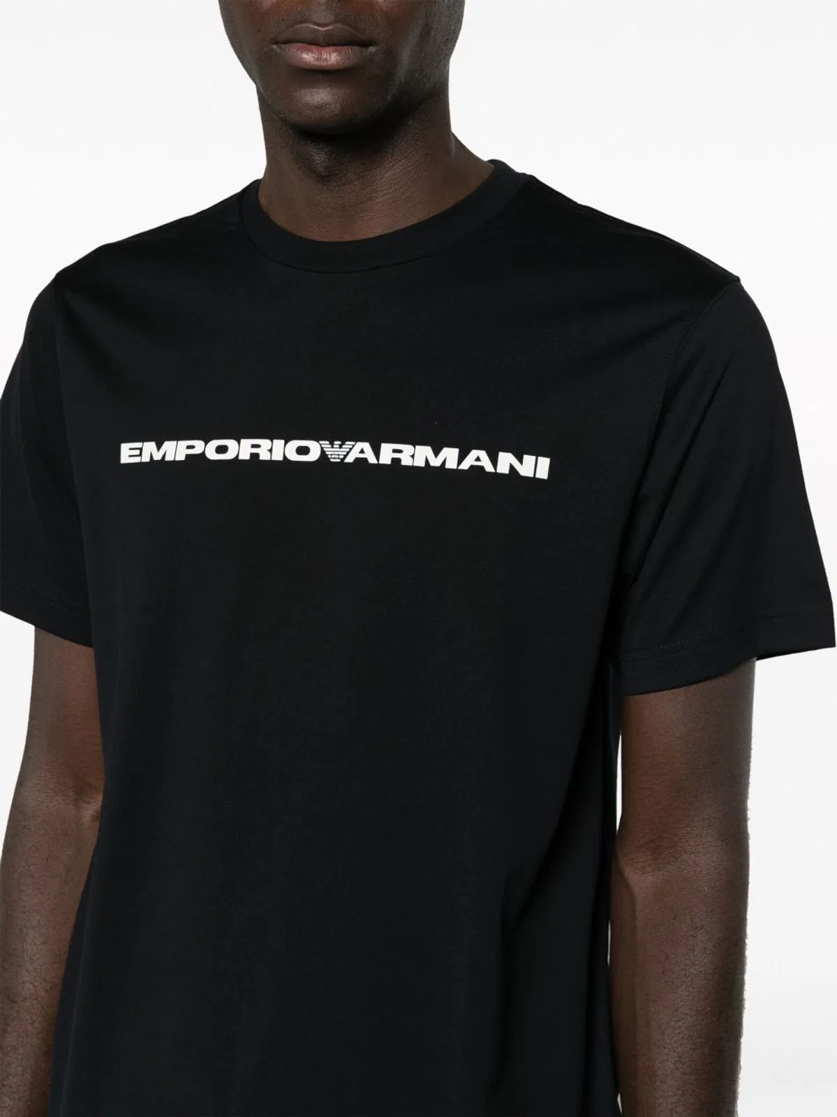 Emporio Armani Cotton Jersey Logo Tee