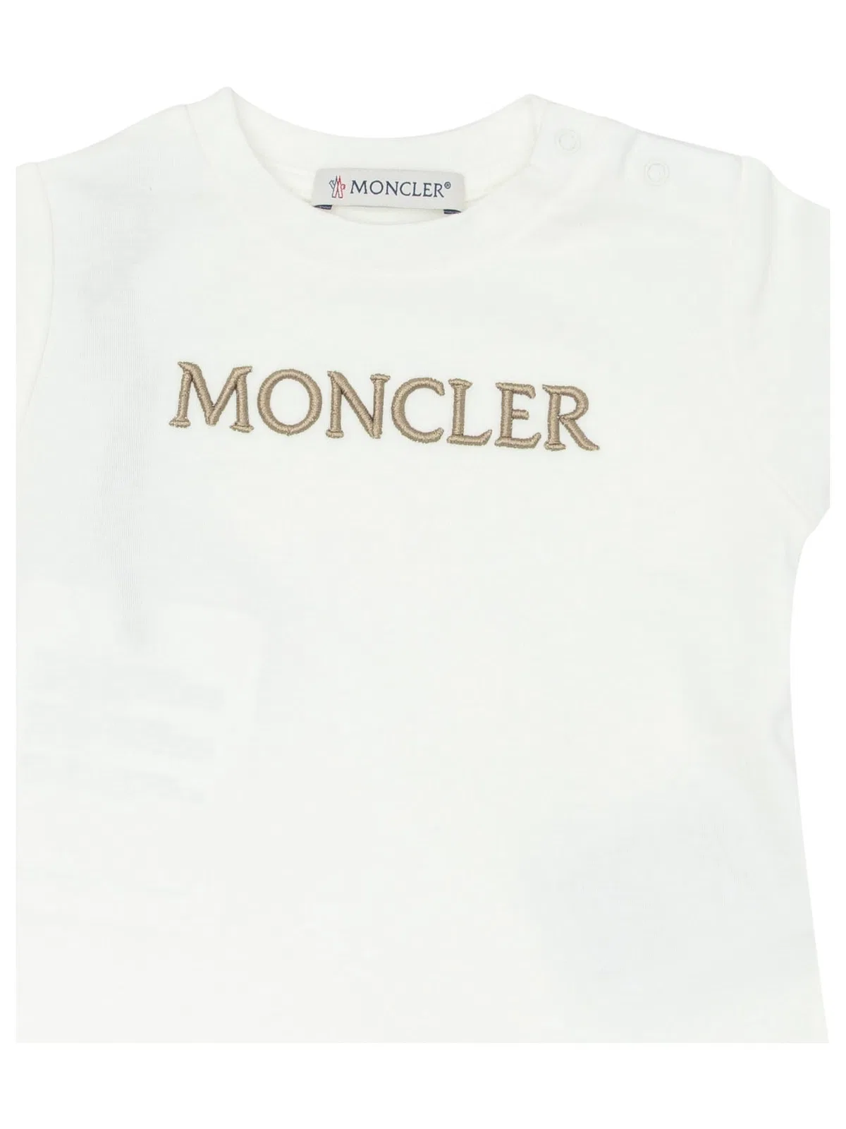 Moncler Kids Beige Cotton Tracksuit Set