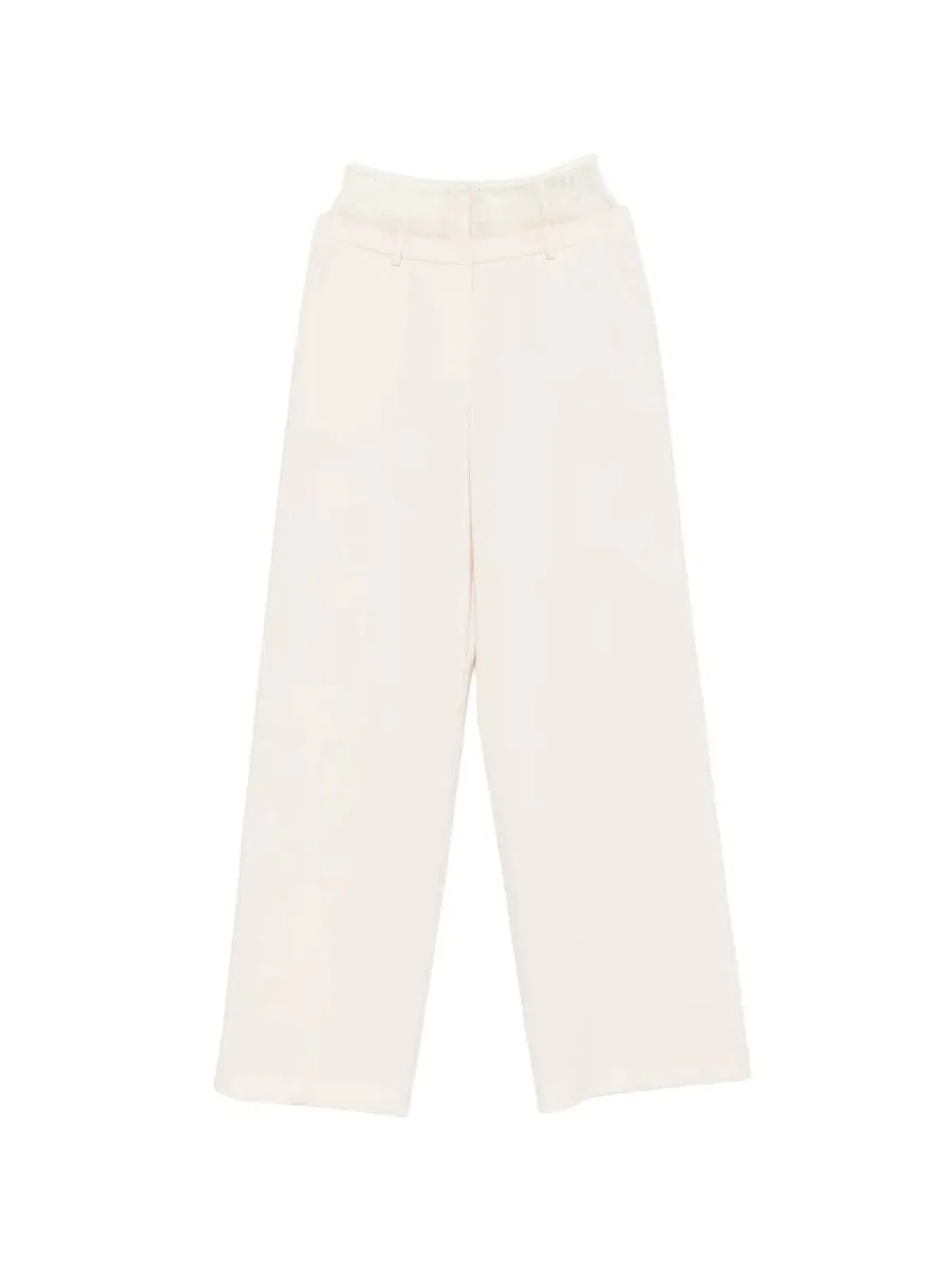 Patrizia Pepe Lace Palazzo Trousers