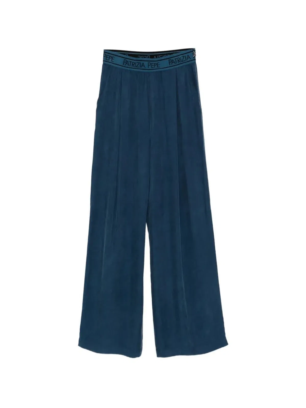 Patrizia Pepe Elastic-Waistband Fluid Palazzo Pants