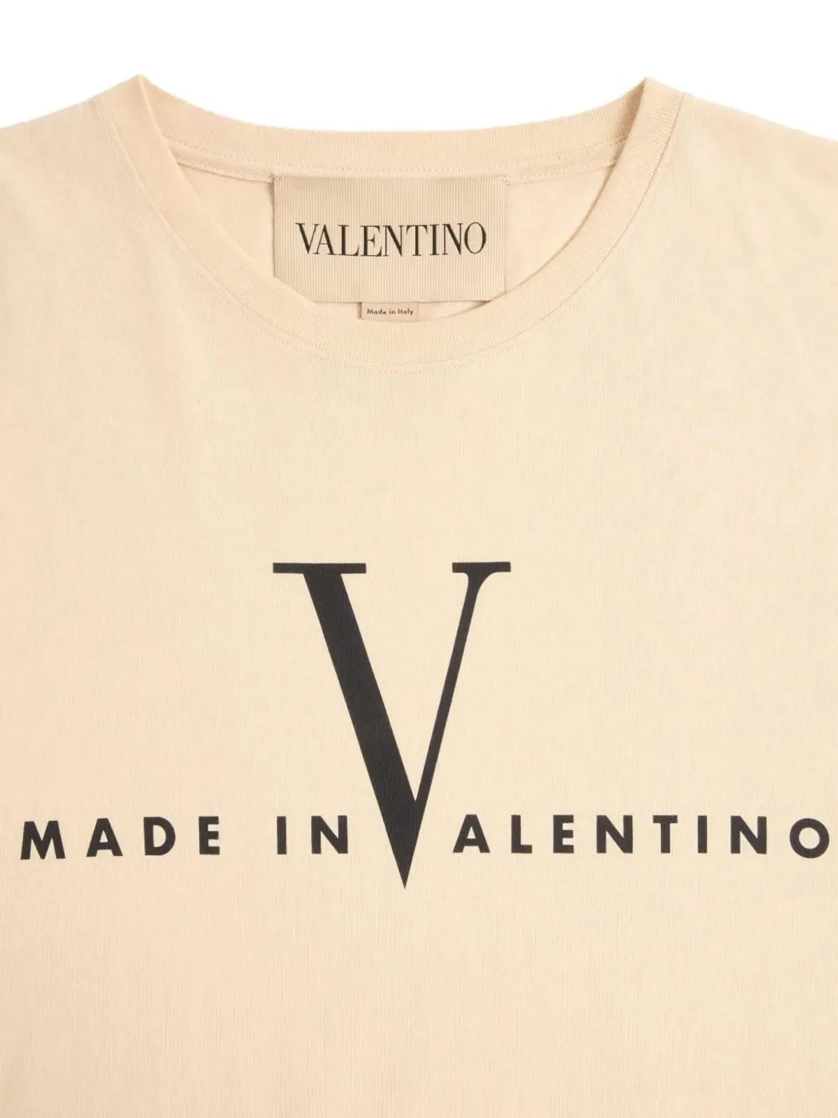 Valentino Garavani Cotton Print Round-Neck