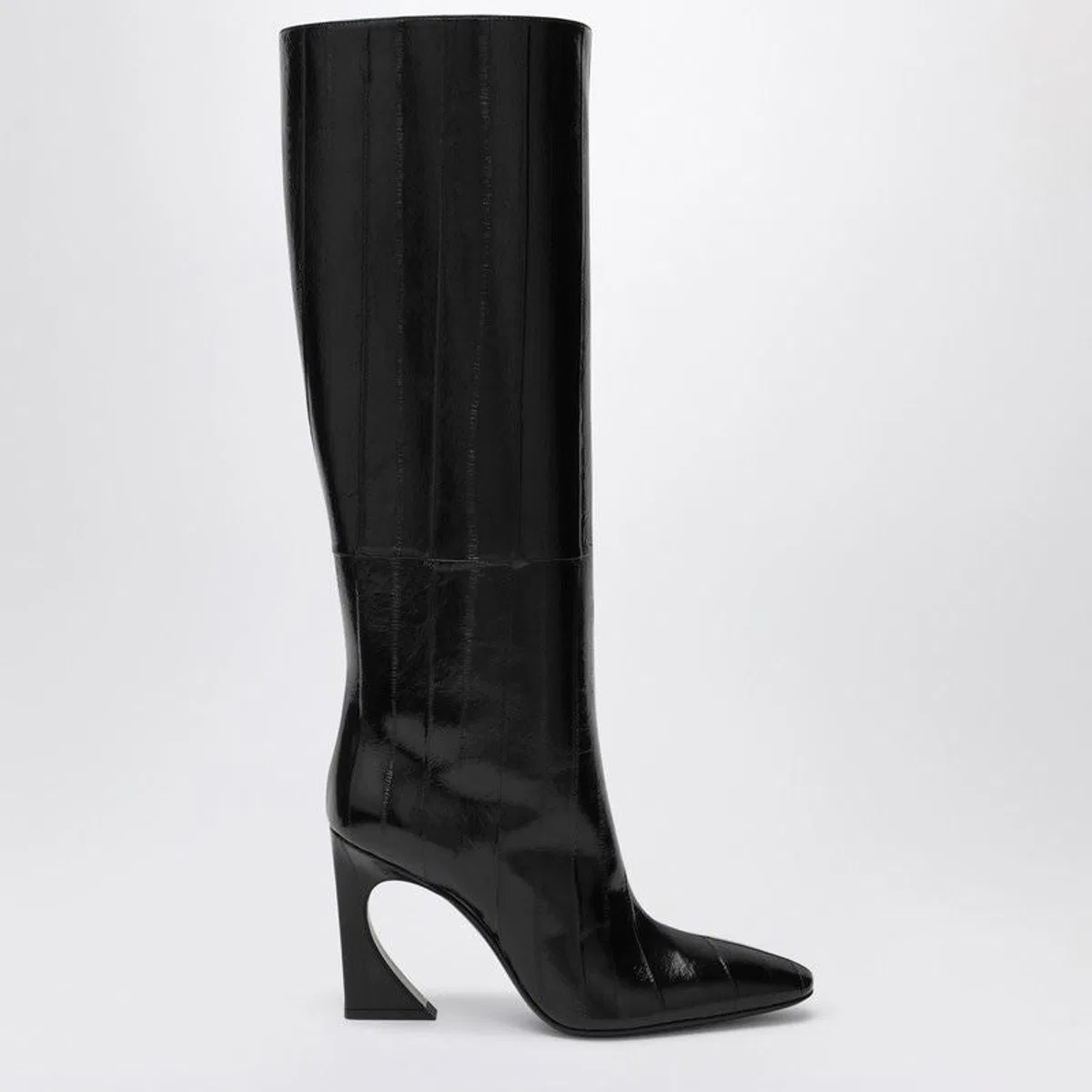 Fendi Black Leather Fendi Arco Boots