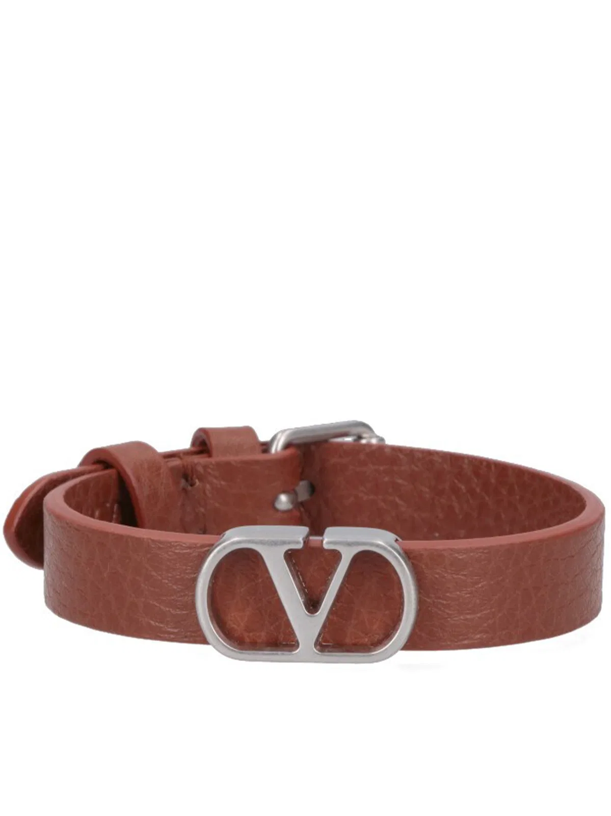 Valentino Red Leather Bracelet