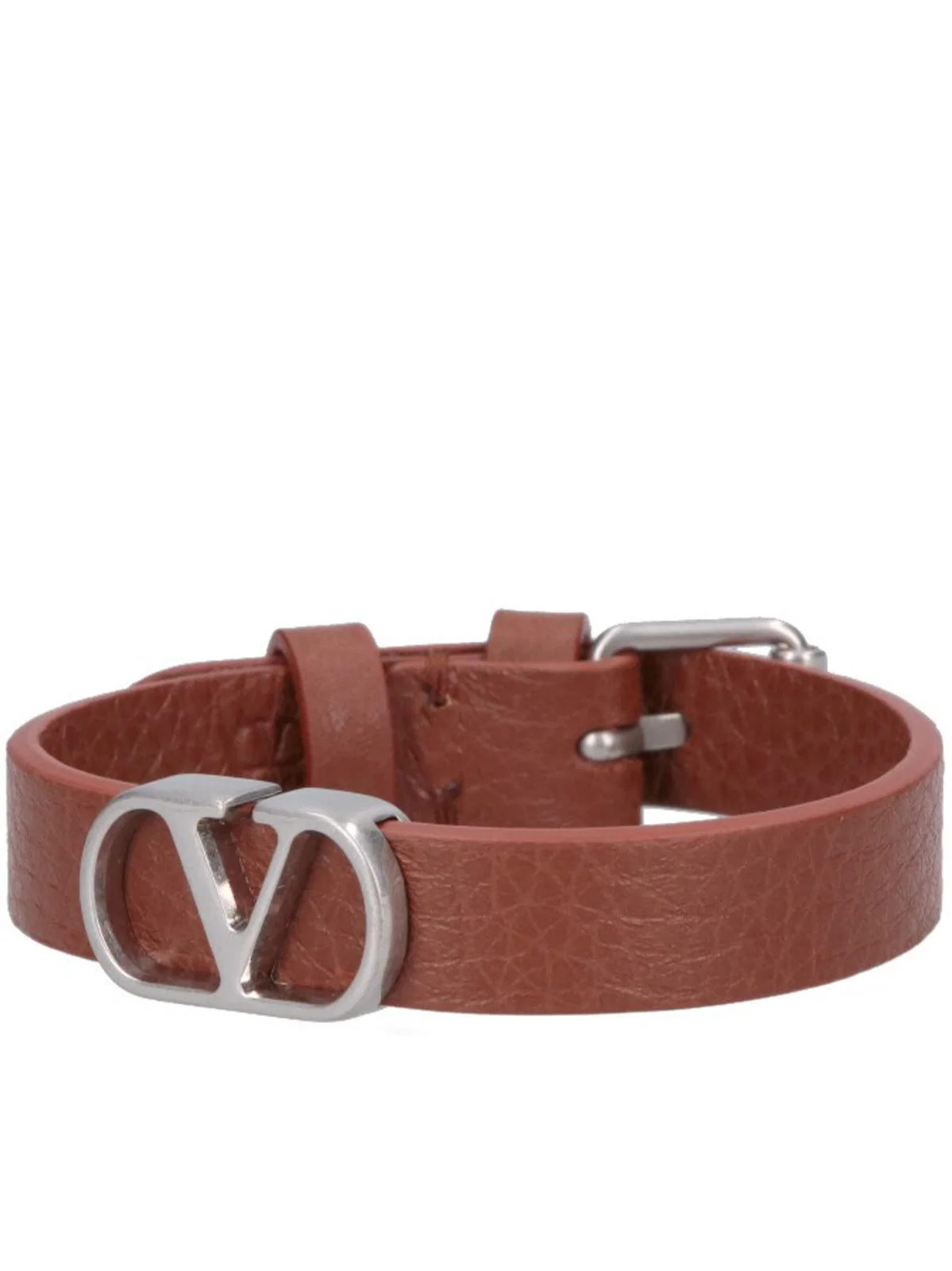 Valentino Red Leather Bracelet