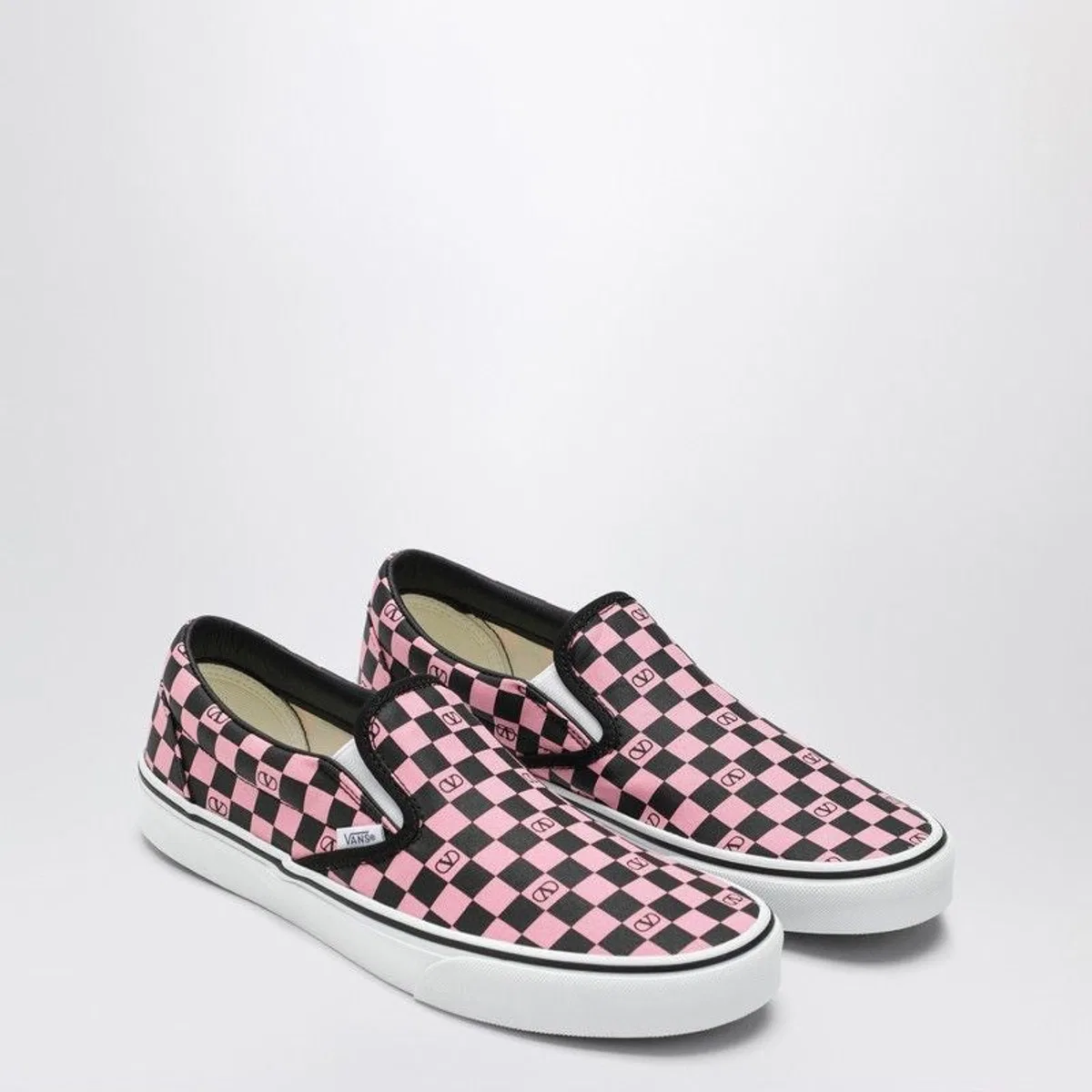 Valentino Garavani x Vans Slipon Sneakers Orchid Pink/Black With V