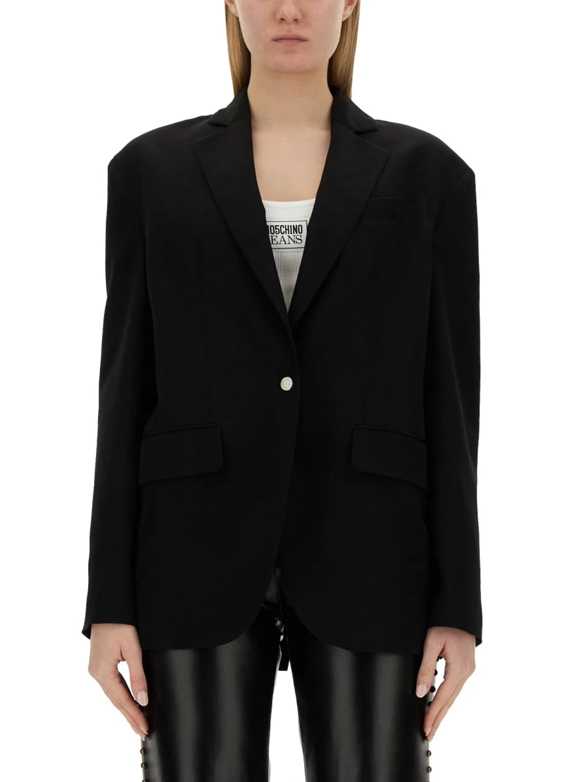 Moschino Jeans Single-Breasted Jacket