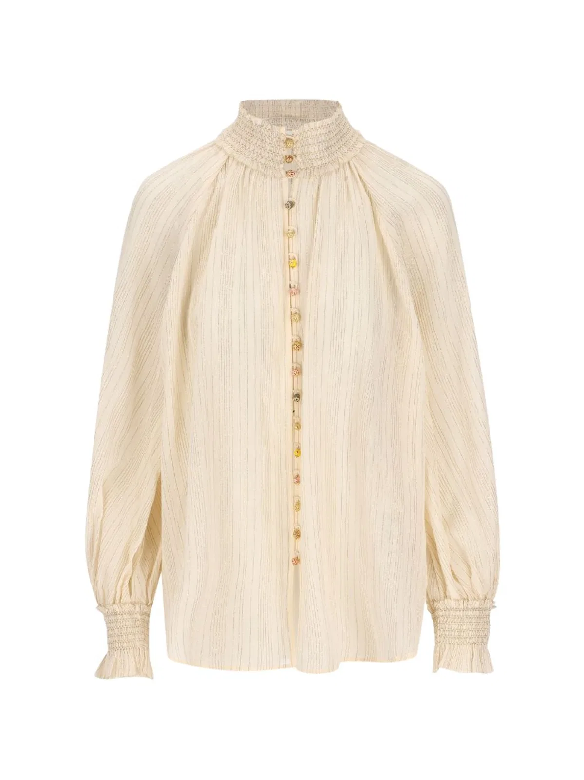 Zimmermann Aster Cotton And Silk Blouse