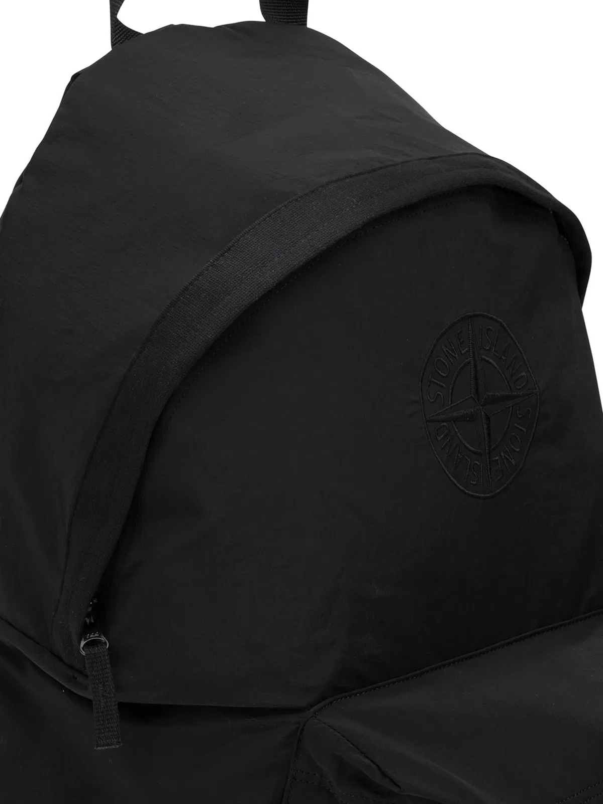 Stone Island Kids Black Polyamide Backpack