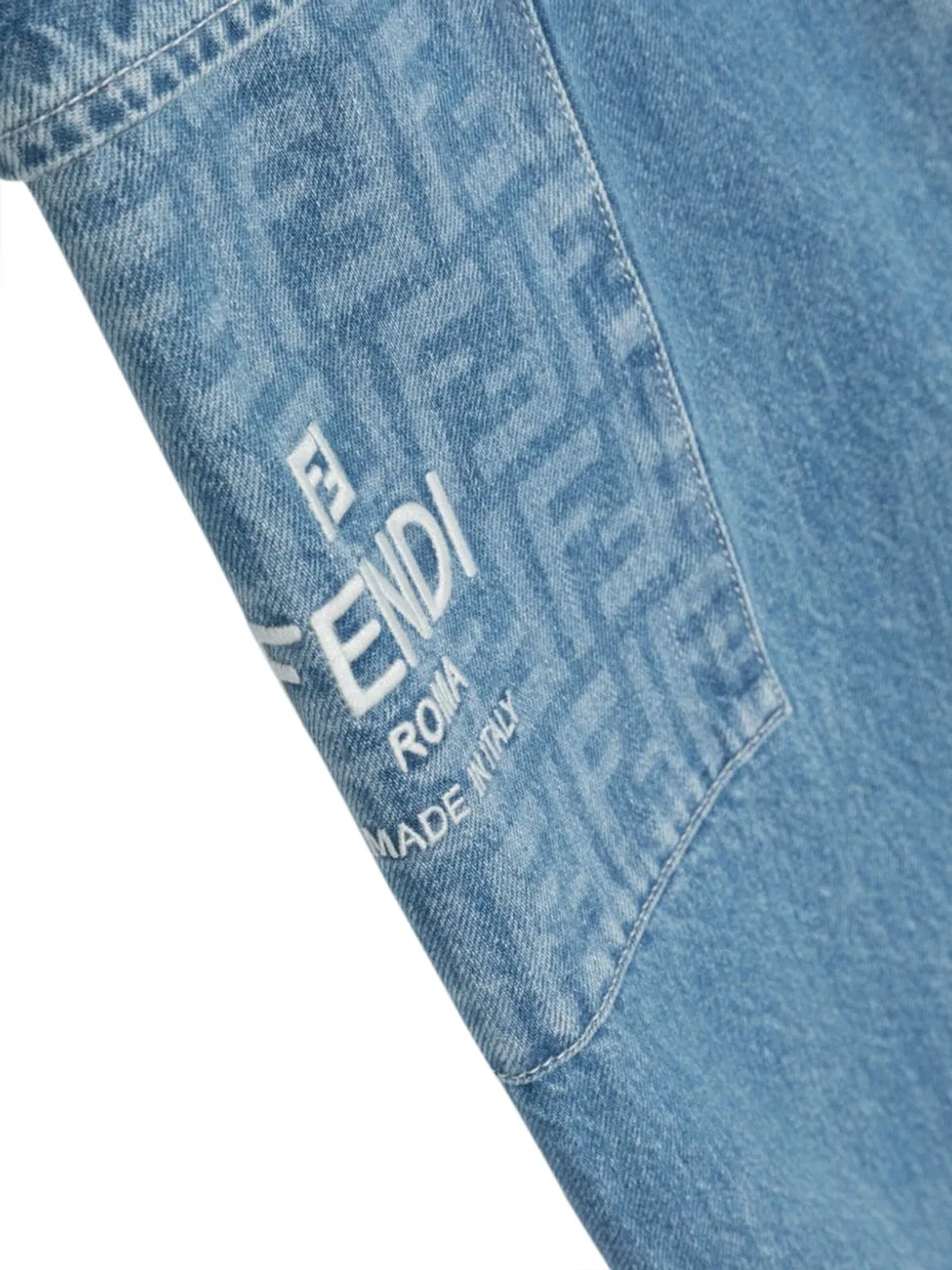 Fendi Washed Denim Pants