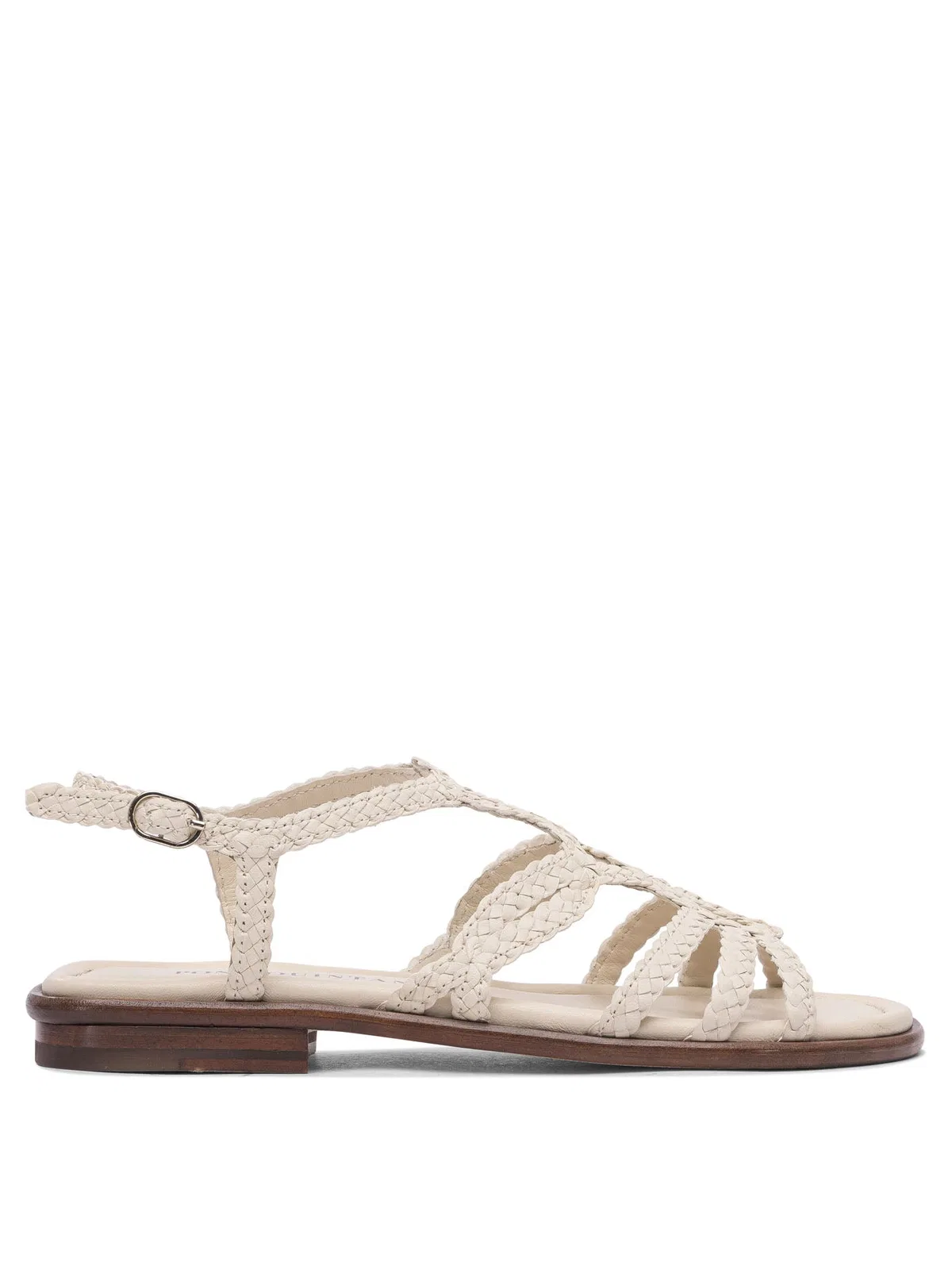 Pons Quintana Beige Leather Sandals