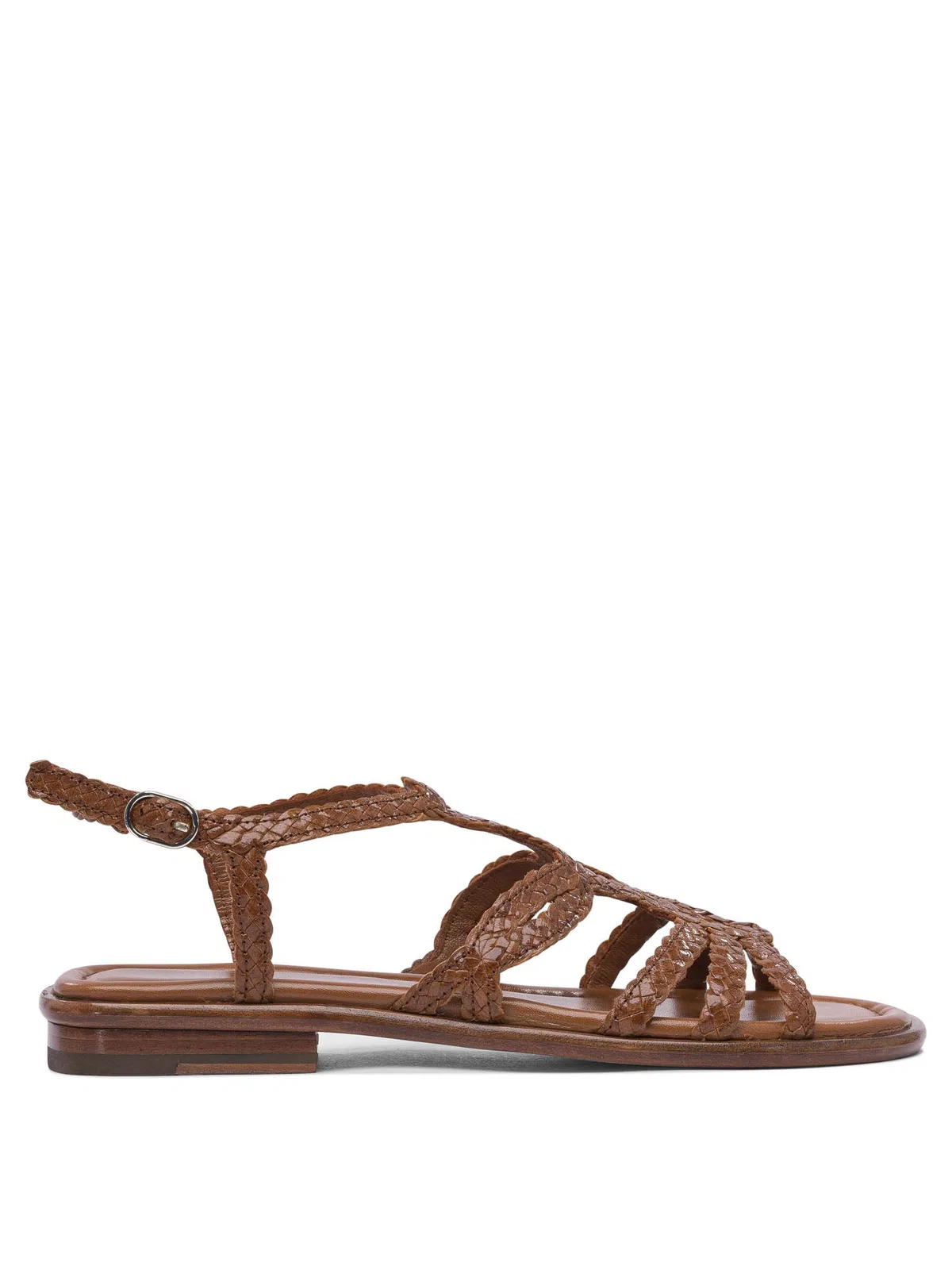 Pons Quintana Brown Leather Sandals
