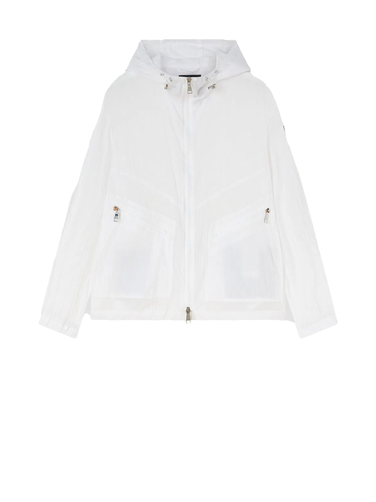 ADD White Windbreaker With Zip